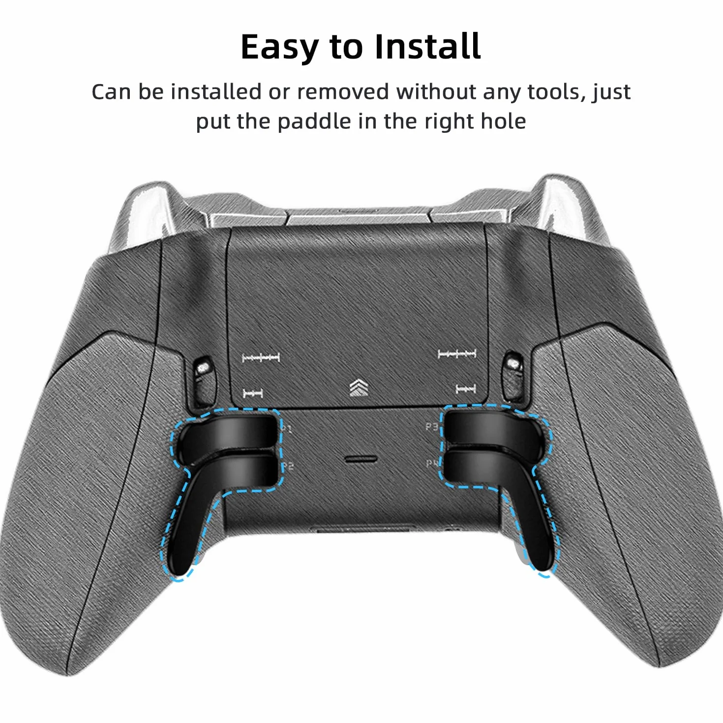 Mcbazel 4 sztuki metalowych wioseł spustowych do kontrolera Xbox Elite/Xbox Elite Series 2