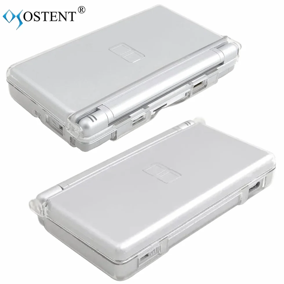 OSTENT Twarde kryształowe etui przezroczysta skórka obudowa do Nintendo DSL NDS Lite NDSL