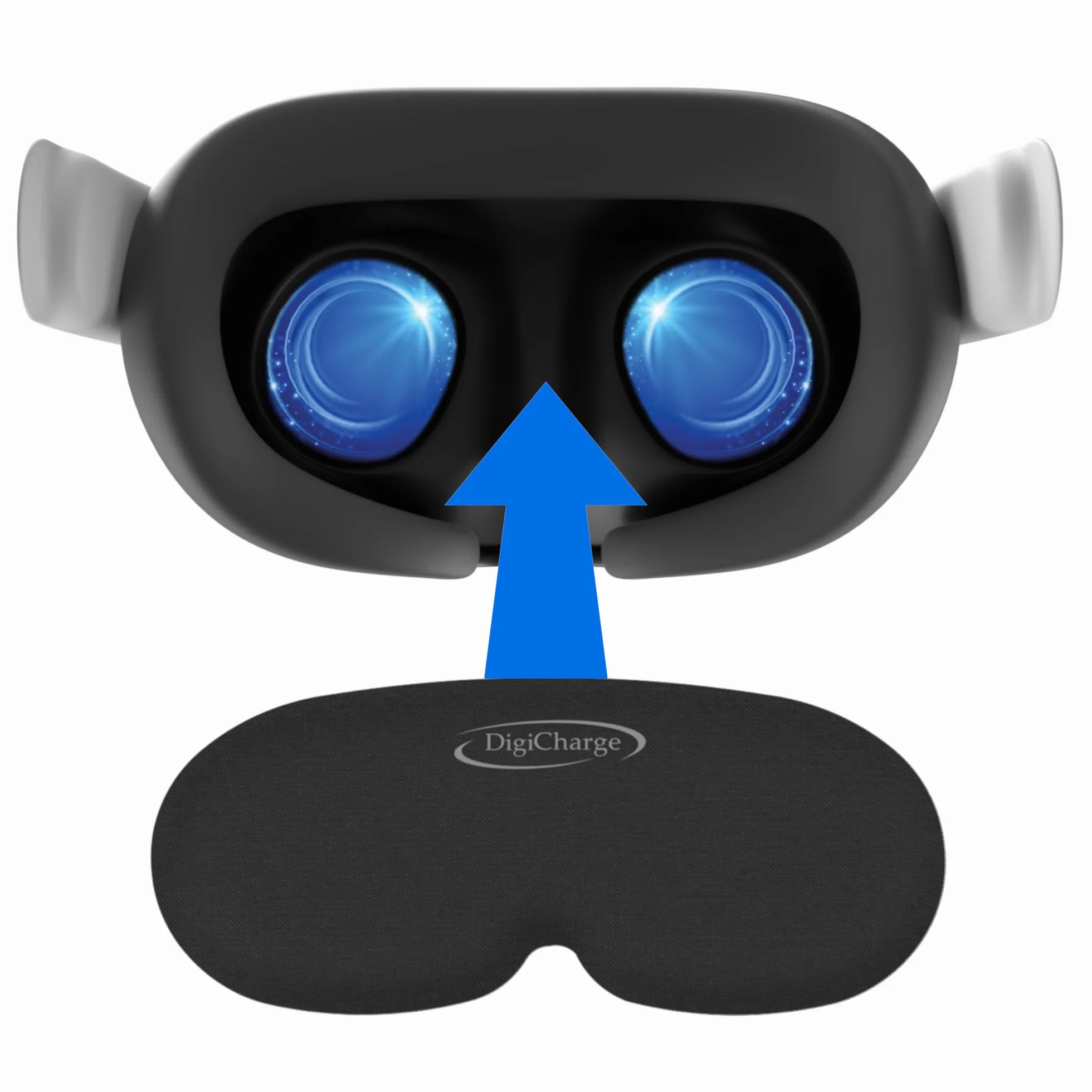 Digicharge VR Osłona obiektywu kompatybilna z Meta Quest 3S, 3S Xbox edition, Quest 3, Quest 2, Oculus Quest RiftS, Valve Index, PICO, pianka premium, ochrona przed kurzem i zadrapaniami VR Lens Cover