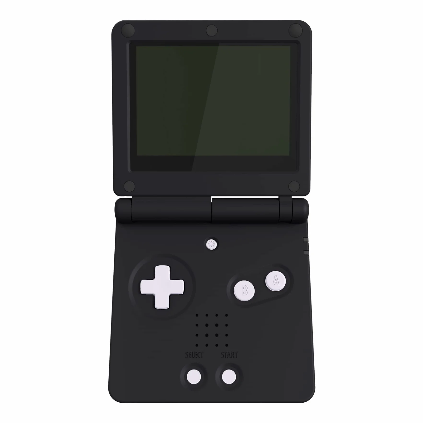 eXtremeRate Jednolity Biały Custom Full Set Buttons dla Gameboy Advance SP, Wymiana A B L R Przycisk Power On Off Przycisk Głośności D-pad Key dla konsoli GBA SP - Console Nie Jest Wliczona W Cenę