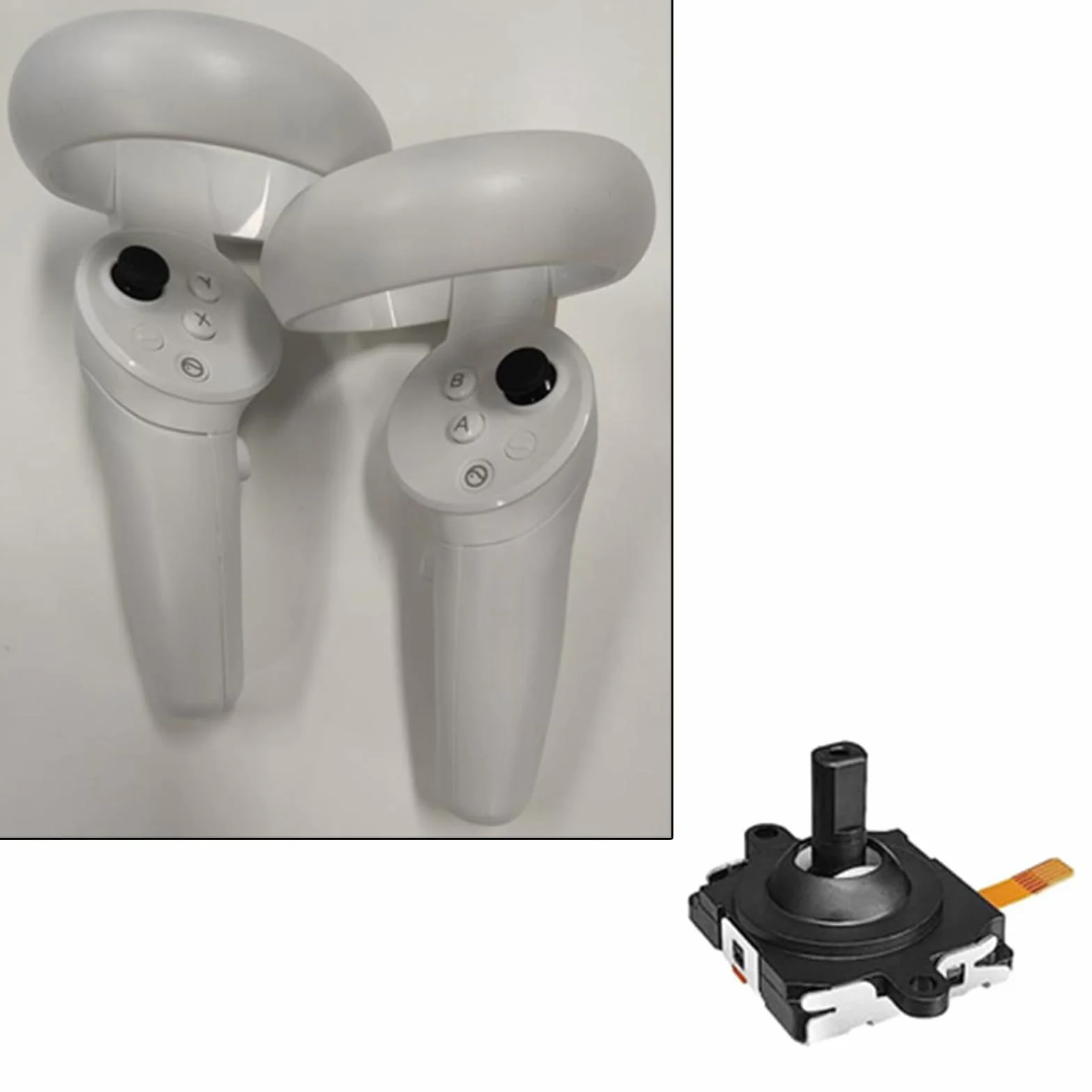 Zestaw wymienny Young Wolf 14 w 1 Joystick kompatybilny z Oculus Quest 2 Controller Meta Quest 2 Controller Akcesoria naprawcze (Zestaw B)