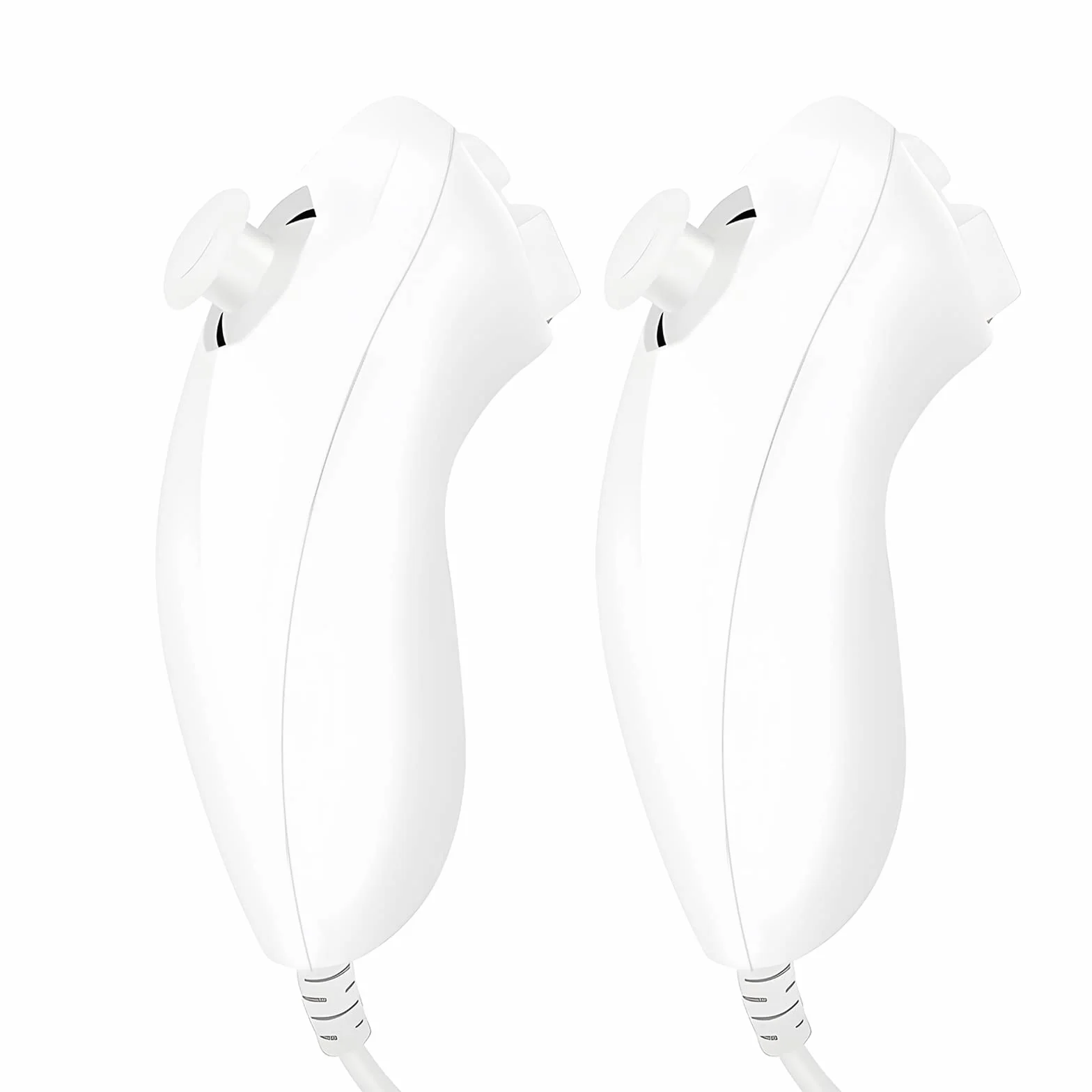 Sporgo 2 Pack Kontroler Nunchuk dla Wii U Gamepad, Prawy Nunchaku z Motion Plus, Zastępczy Kompatybilny