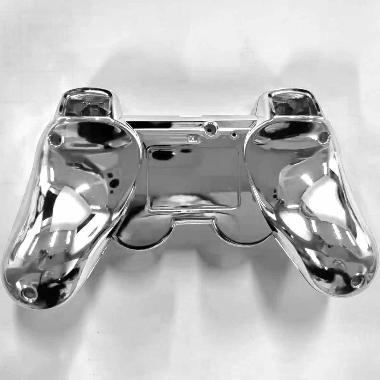 OSTENT Full Controller Shell obudowa Button Kit kompatybilny z kontrolerem Sony PS3 Bluetooth - kolor srebrny