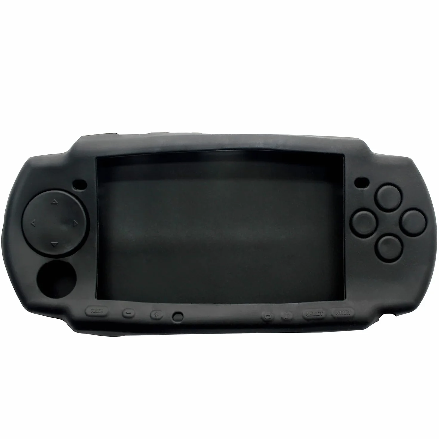 OSTENT Miękki ochraniacz silikonowy pokrowiec podróżny pokrowiec do Sony PSP 2000/3000 kolor czarny