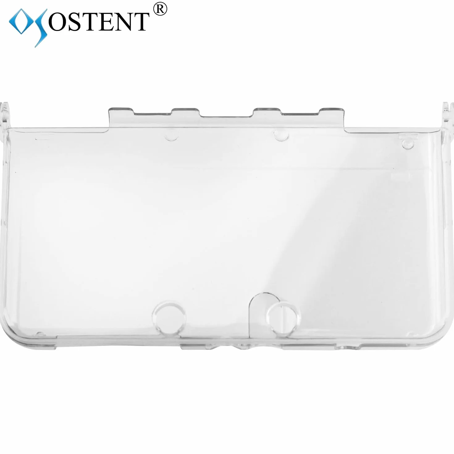 OSTENT Twarde kryształowe etui przezroczysta skóra pokrowiec na konsolę Nintendo New 3DS