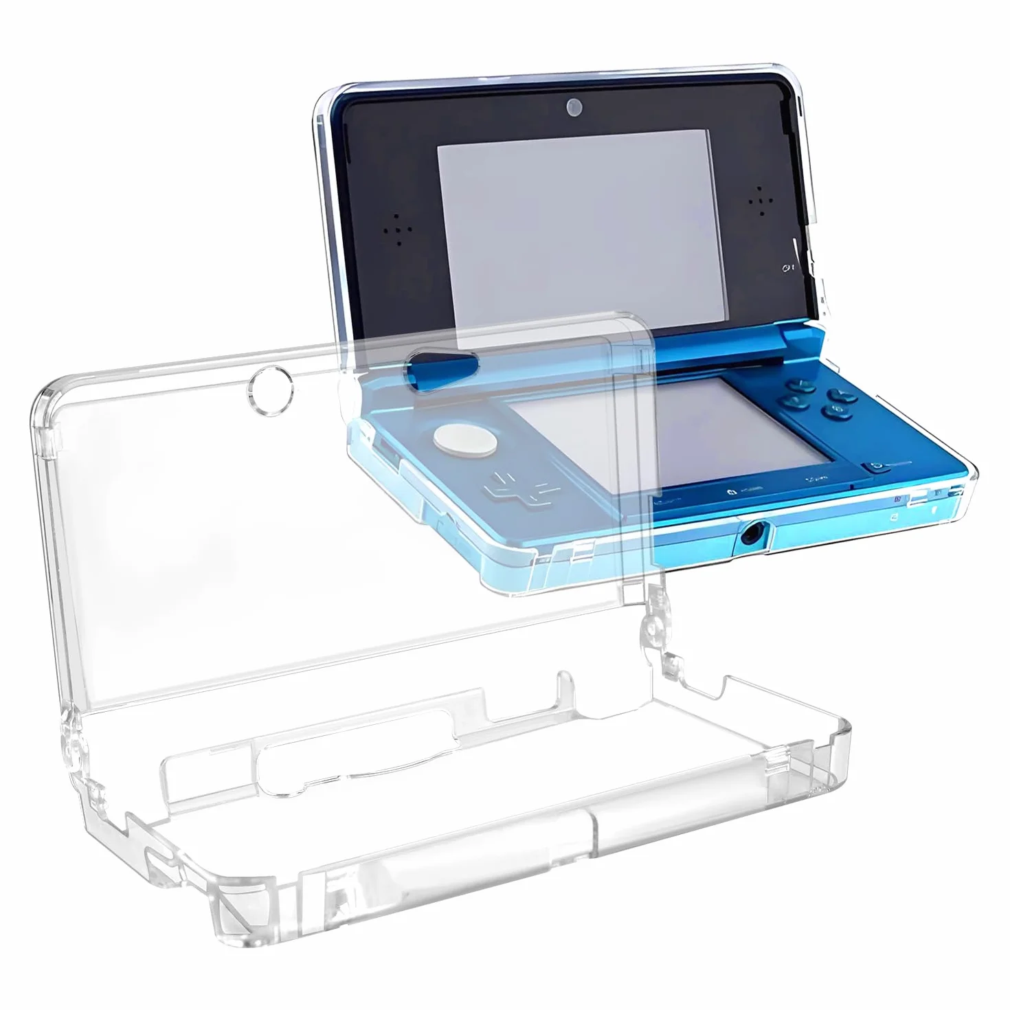 OSTENT Twarde kryształowe etui przezroczysta skórka obudowa do Nintendo 3DS