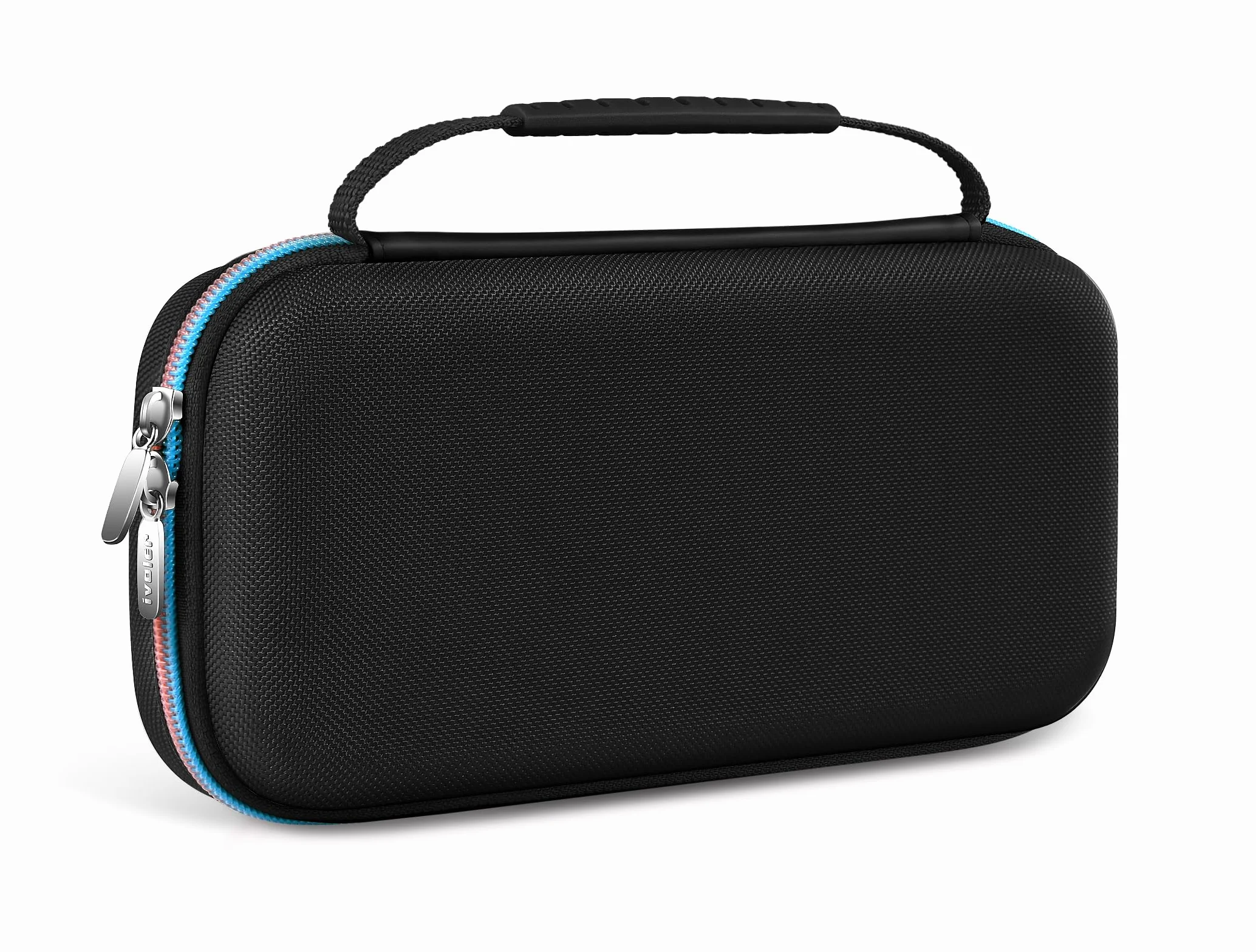 ivoler Torba kompatybilna z Nintendo Switch 2 model 2025, przenośna ochronna twarda obudowa, etui z miejscem na 12 gier i innymi akcesoriami (12 cali)