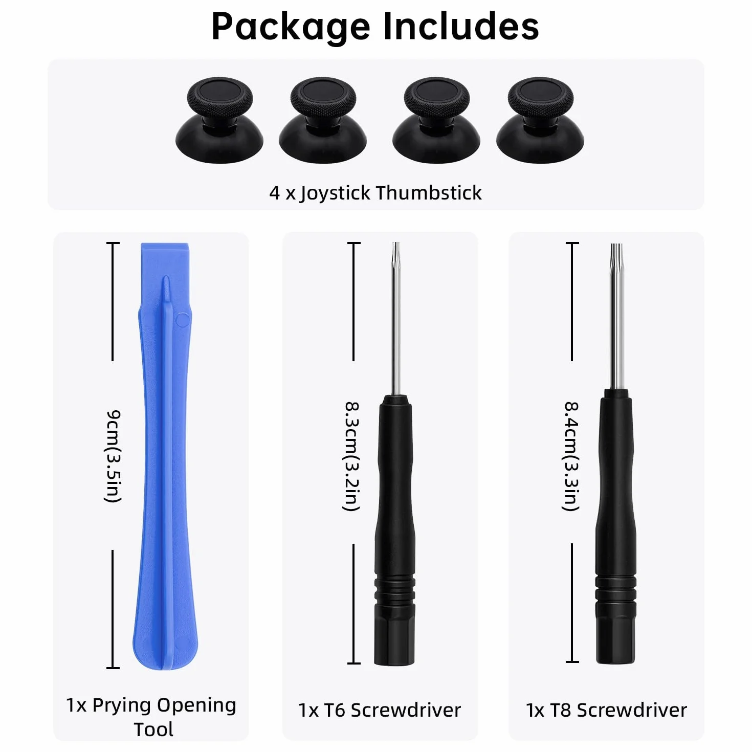 Mcbazel Analogowe uchwyty do konsoli Xbox Series X/S Joystick, analogowe uchwyty na konsolę Xbox One, Xbox One X/S, kontroler Xbox Elite