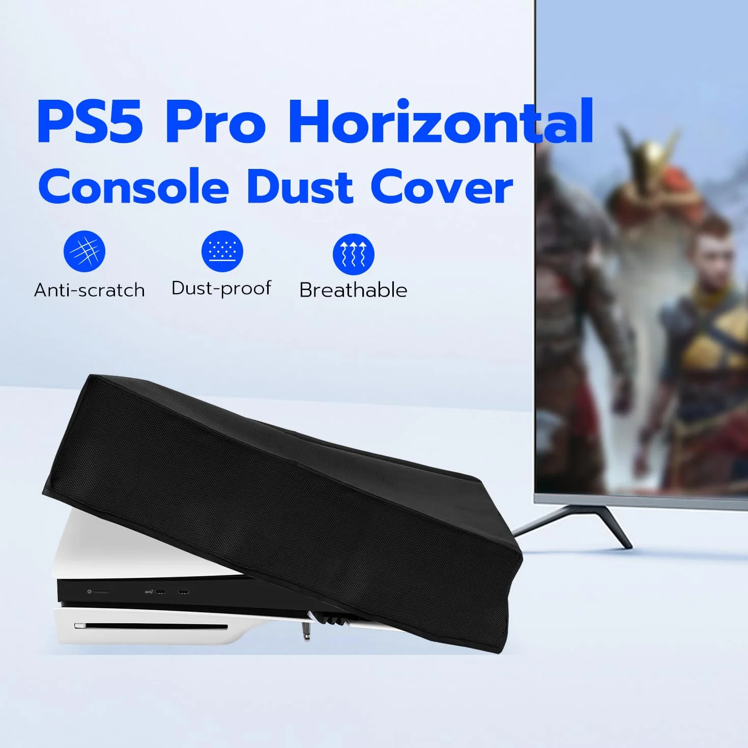 Ochronne Etui na Konsolę PS5 Pro i Slim, Ochrona Przed Kurzem i Rozpryskami Wody