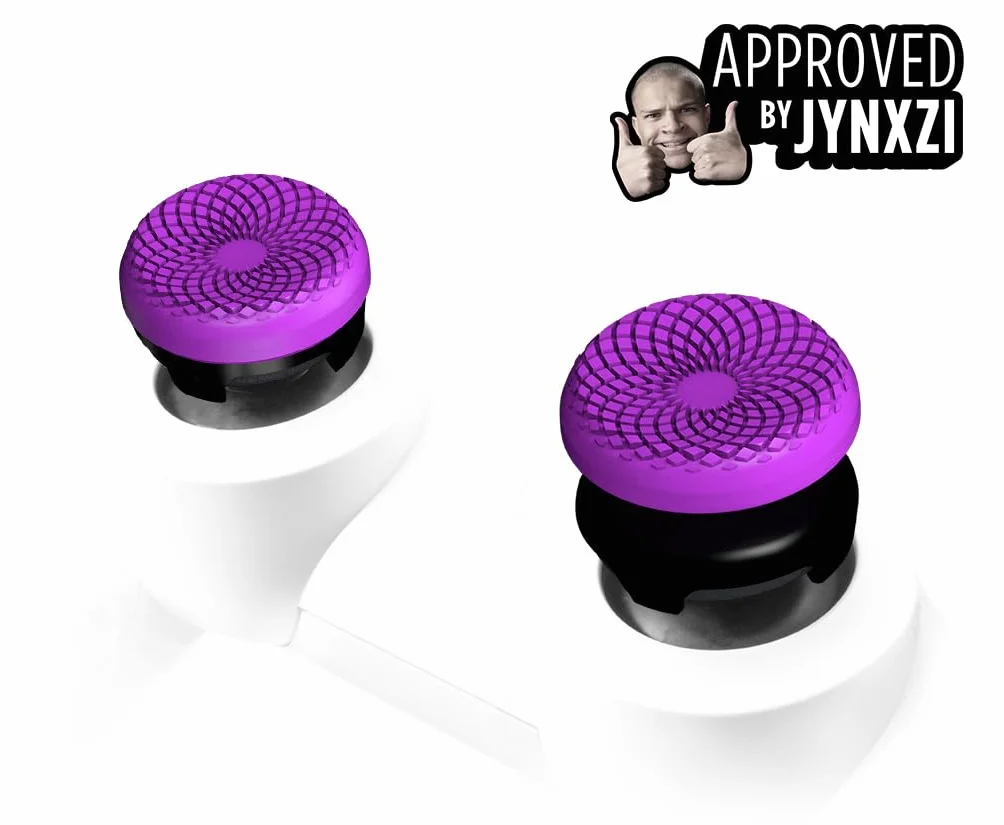 KontrolFreek FPS Freek Frenzy do Playstation 5, PS5 i Playstation 4, kontroler PS4, wydajne kciuki, 1 wysoki stan, 1 średni stan, fioletowy/czarny