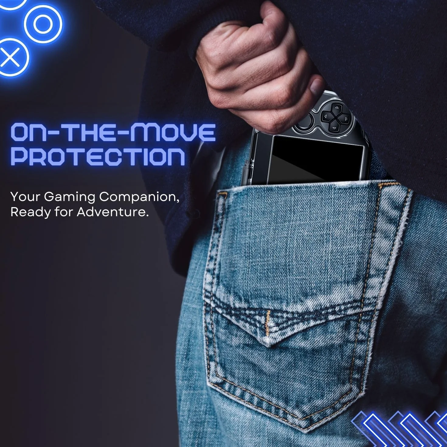 TNP Przezroczyste twarde etui do PS Vita 1000 - Ochronna przezroczysta obudowa do Sony PSV 1000, pełna krystalicznie czysta obudowa do modelu PSVita PCH 1000, ochraniacz zatrzaskowy z przezroczystym