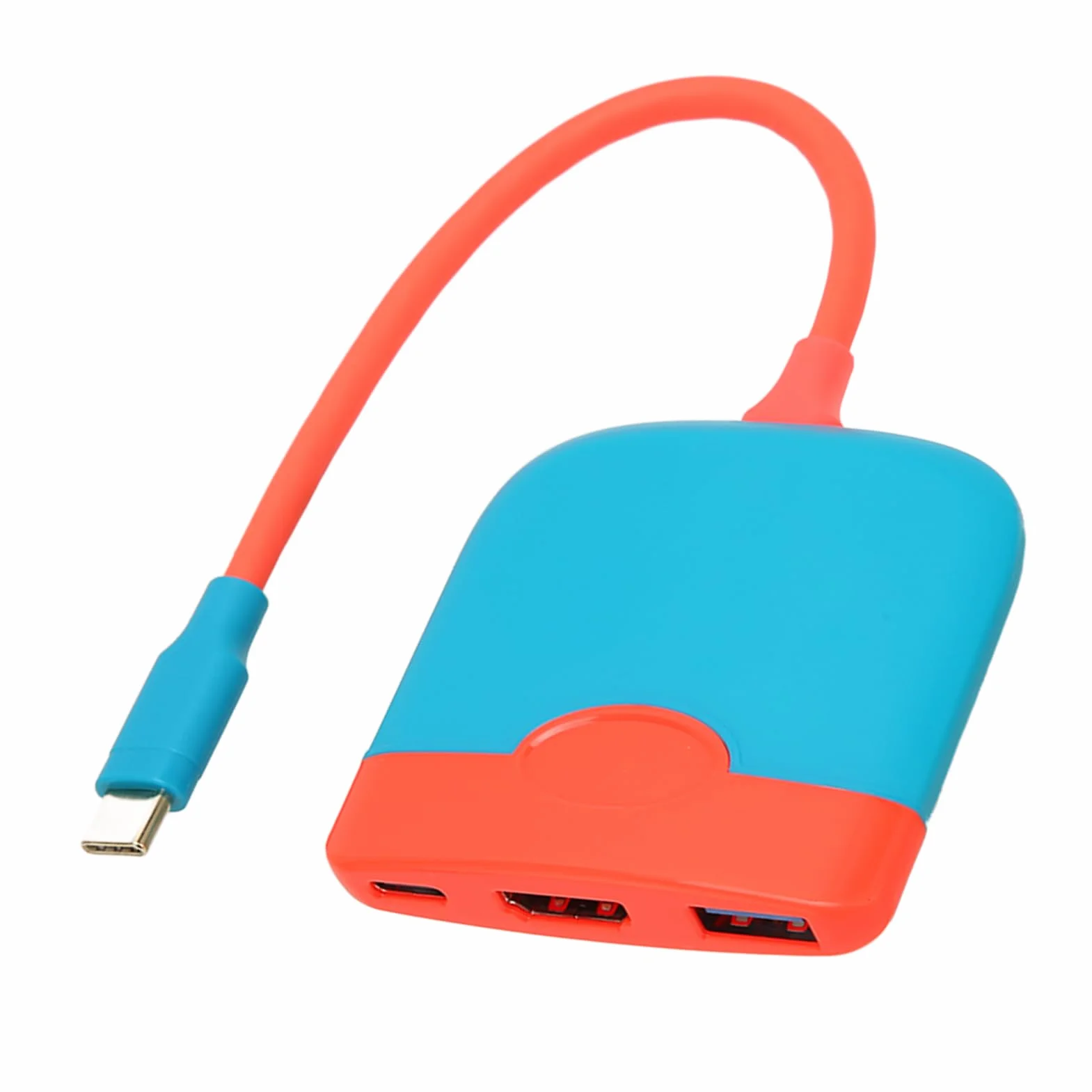 Przenośna Stacja Dokująca z Interfejsem Multimedialnym 4K HD do Przełącznika, Stacja Dokująca 3 w 1 USB3.0 PD z Szybkim ładowaniem, Lekka dla Graczy i Entuzjastów Filmów