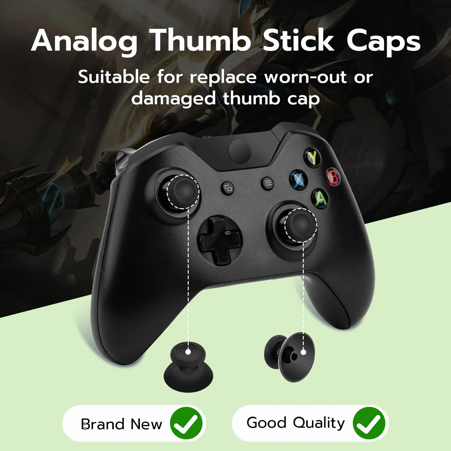 Mcbazel Hall Effekt Stick Joystick Analogowy Zestaw Wymiany i Narzędzi Naprawczych dla Kontrolerów Xbox Series X/S, Xbox One, Xbox One X/S