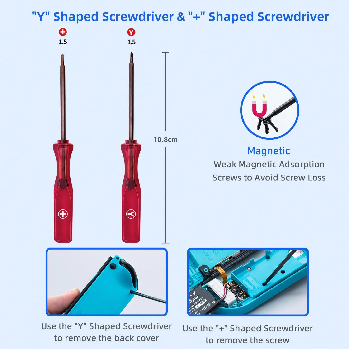 Wigearss 2 szt. Wymiana 3D Joystick Analogowy i Naprawa Narzędzia do NS Switch/Przełącznik OLED Joy-Con Controller/Switch Lite