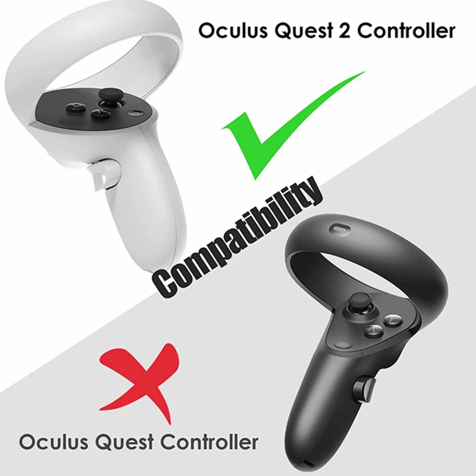 Zestaw wymienny Young Wolf 14 w 1 Joystick kompatybilny z Oculus Quest 2 Controller Meta Quest 2 Controller Akcesoria naprawcze (Zestaw B)