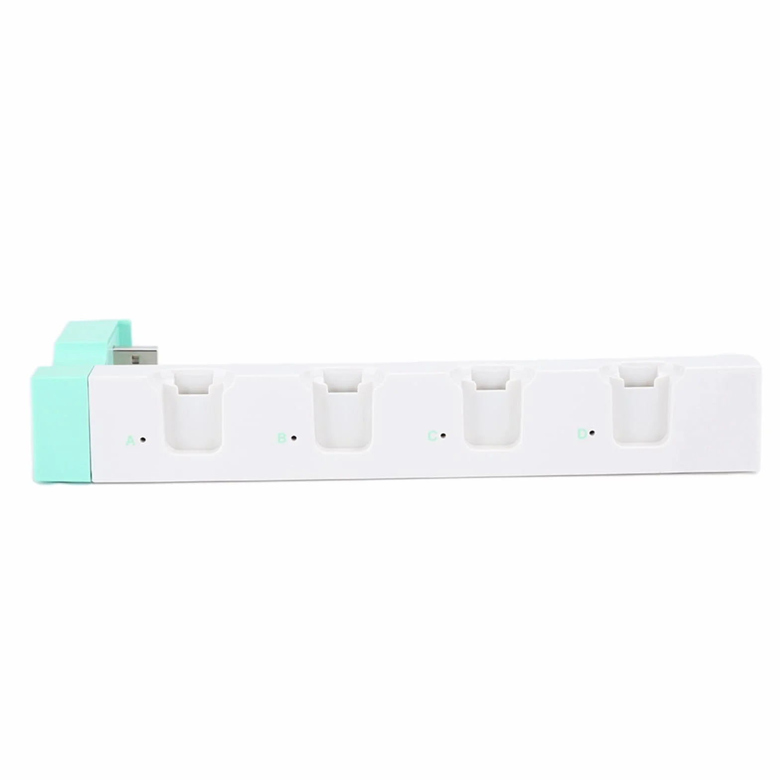 Stacja ładująca do przełącznika N-Switch, PG‑9186 4 gniazda stacja ładowania kontroler podstawa ładowarki, ze wskaźnikiem LED - kontrolery nie są dołączone…