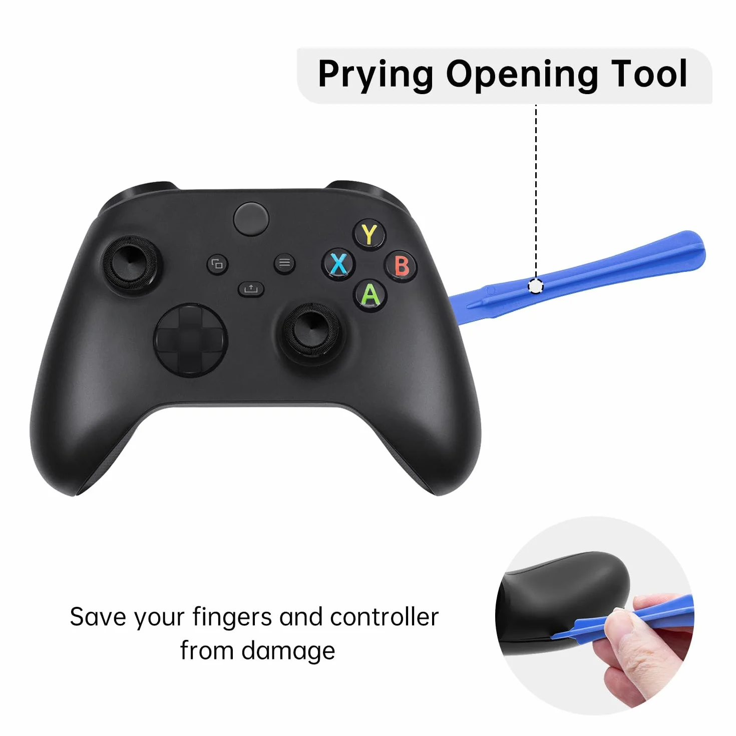 Mcbazel Analogowe uchwyty do konsoli Xbox Series X/S Joystick, analogowe uchwyty na konsolę Xbox One, Xbox One X/S, kontroler Xbox Elite