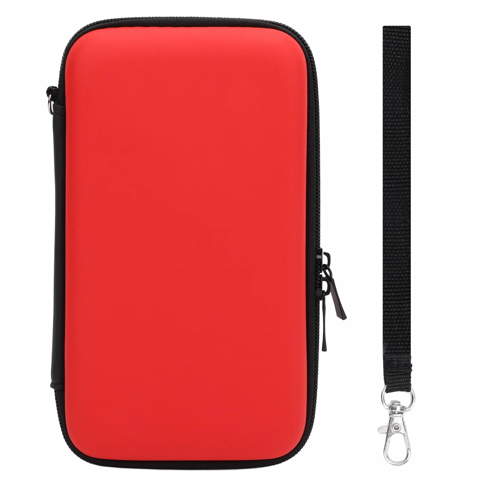 Etui Culnflun do 2DS XL, 2DS LL, New 3DS, twarda powłoka EVA, podróżne etui z 8 przegródkami na karty do gry, wstrząsoodporne, pyłoszczelne etui ochronne na konsolę z paskiem na (-2610240283214)