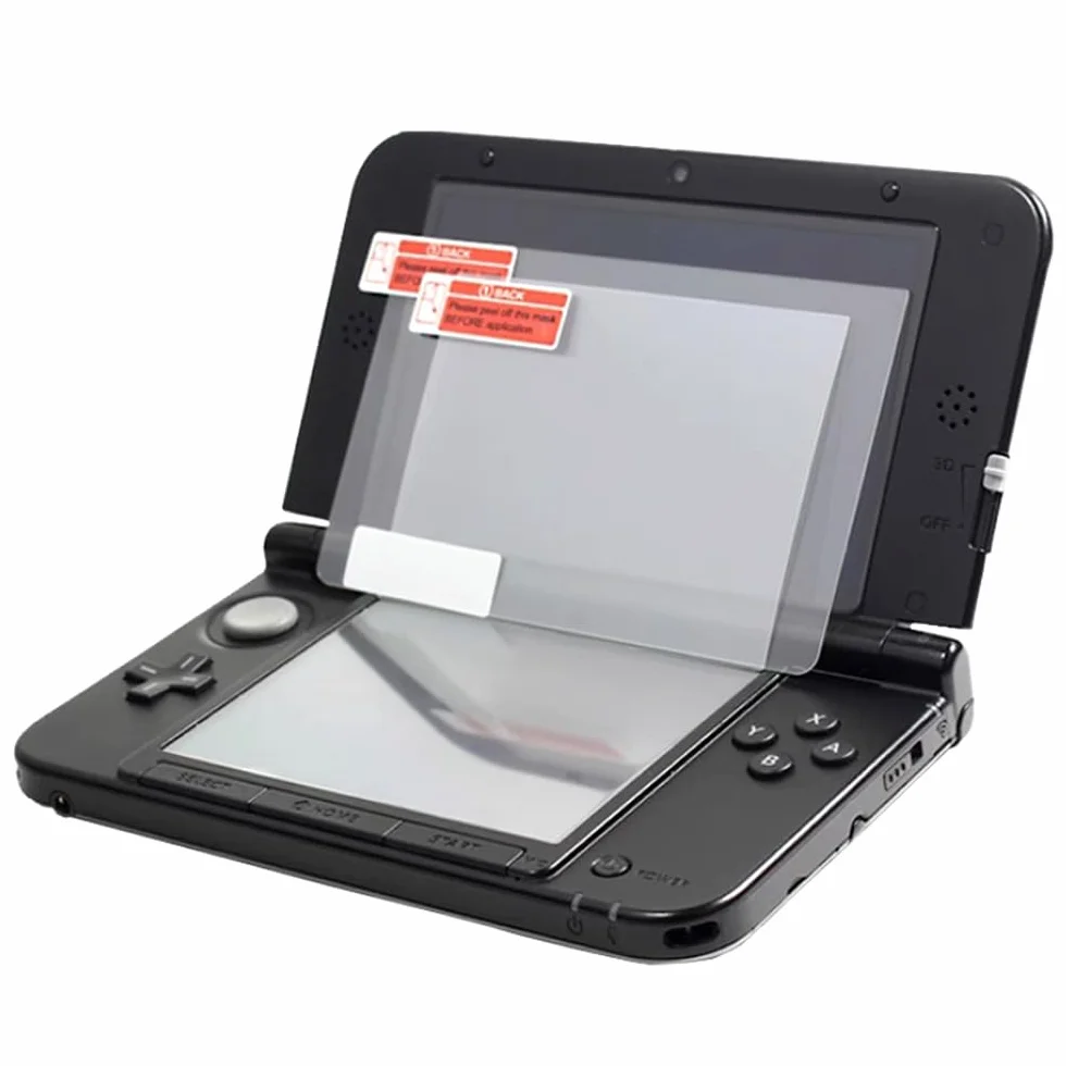 OSTENT Top+spód Clear Screen Protector LCD Film Guard Skin Compatible for Nintendo 3DS LL/XL Pack of 3