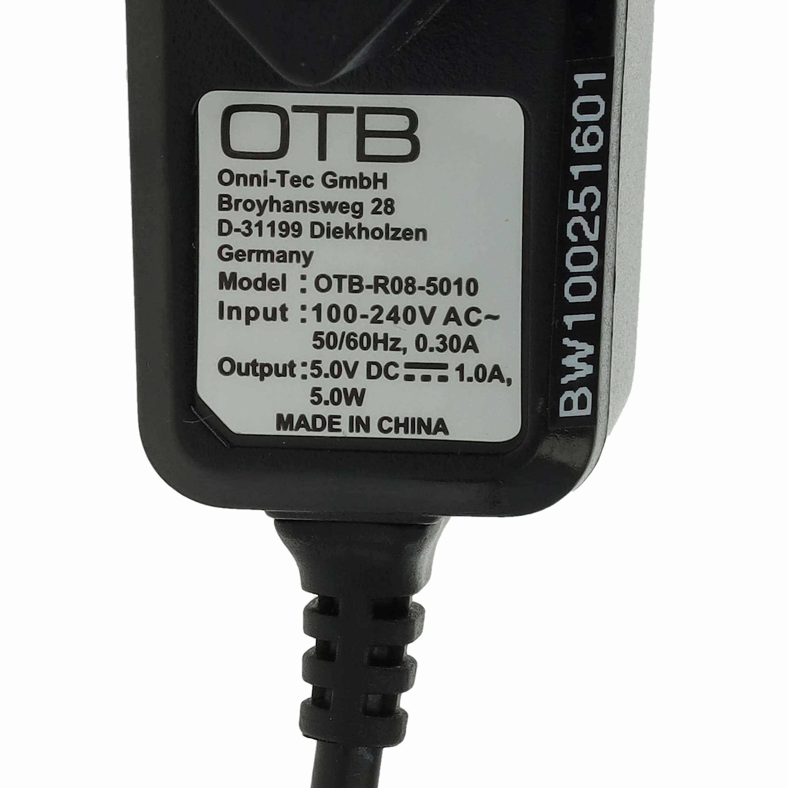 vhbw Kabel do ładowania kompatybilny z Sony PlayStation Portable PSP Steet, Small & Lite, Brite, zastępuje Sony PSP-100 - zasilacz ładowarki (220 V)