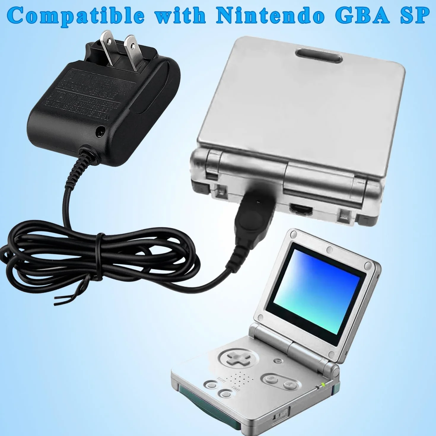 OSTENT US AC Home Wall zasilacz ładowarka kabel adaptera do Nintendo DS NDS GBA SP