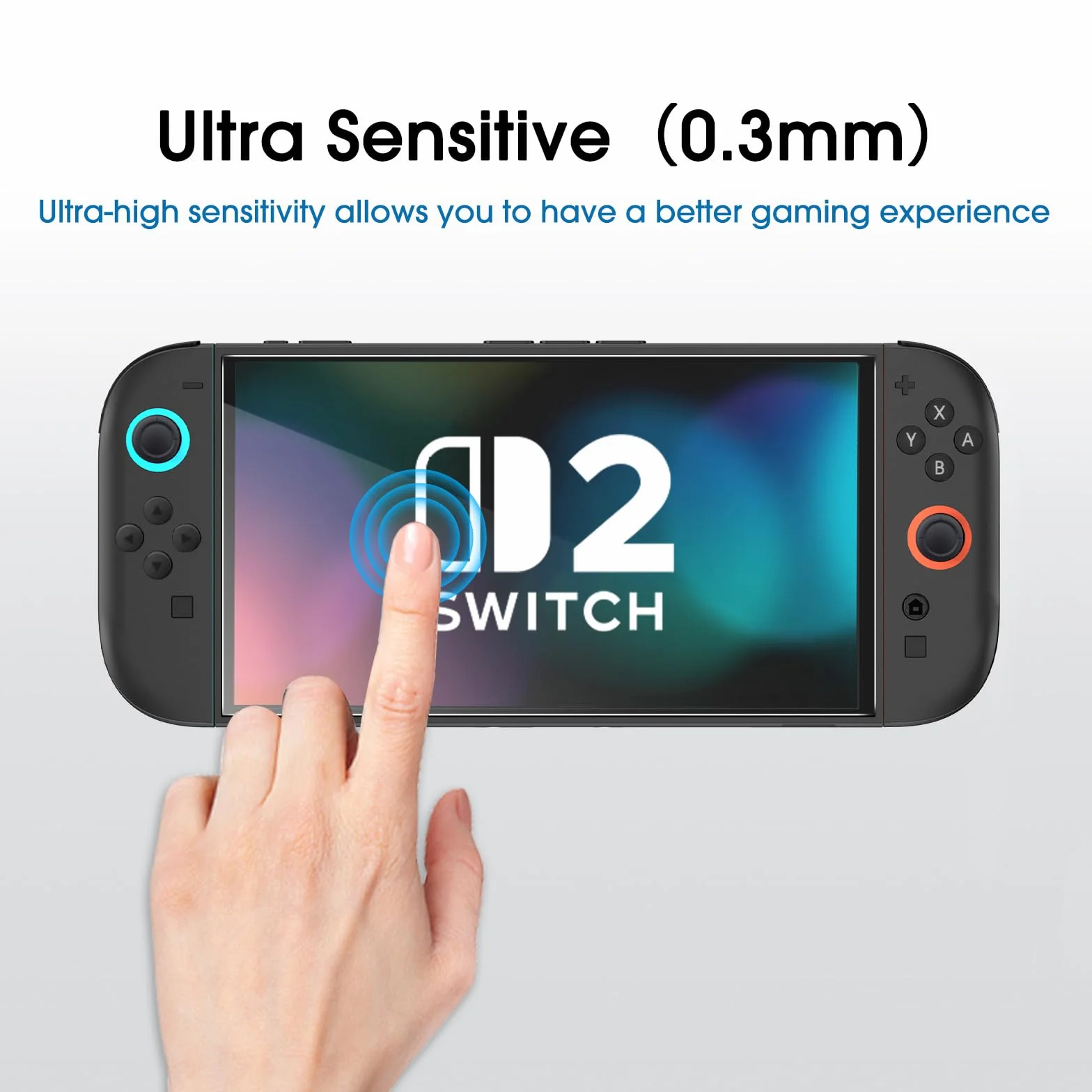 amFilm Ochraniacz ekranu 3 Sztuki do Nintendo Switch 2 Model 2025, amFilm Szkło Hartowane Ochraniacz Na Ekran do Nintendo Switch 2