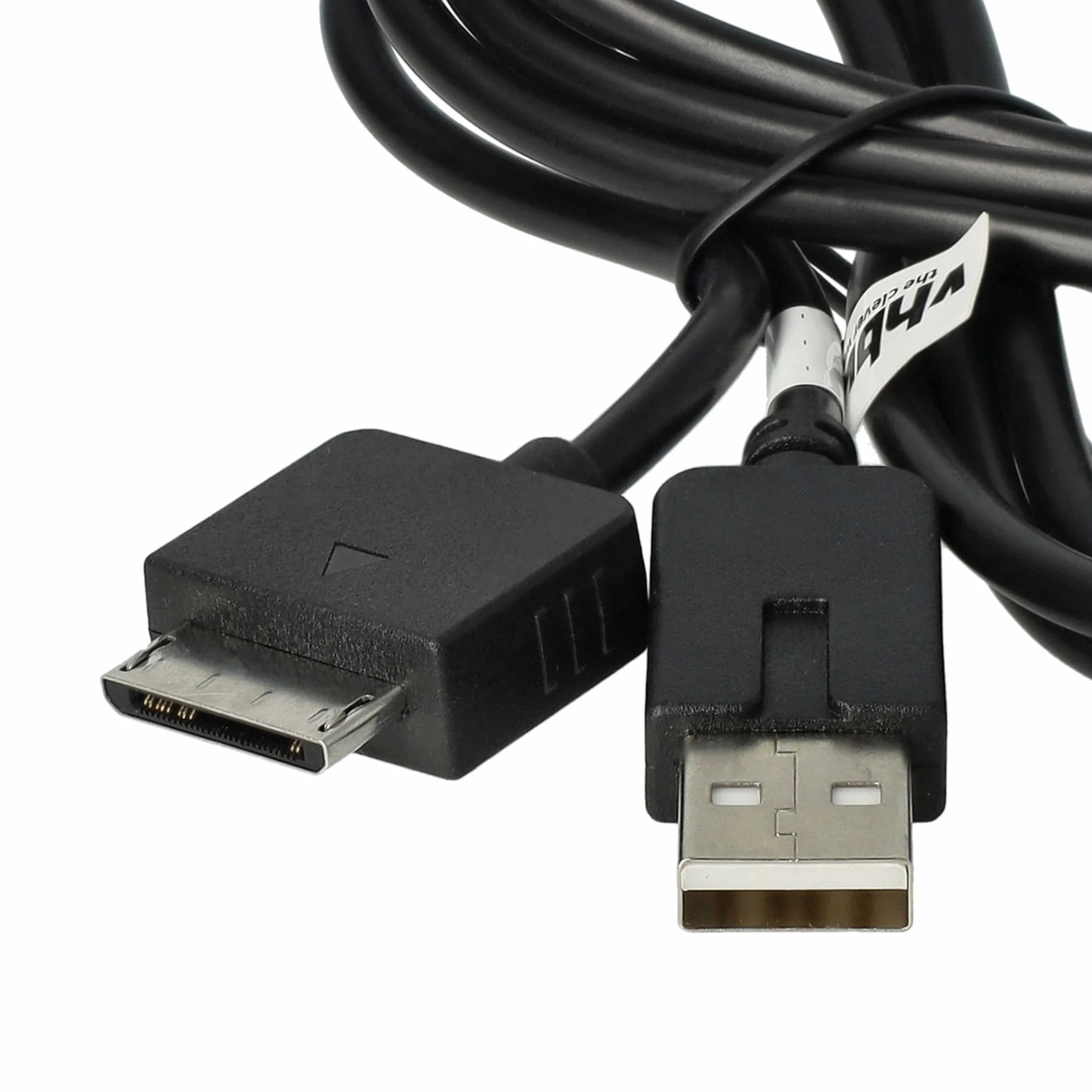 vhbw Kabel USB kompatybilny z Sony Playstation Portable Go PSP-N1003, PSP-N1004 - kabel do transmisji danych 2 w 1 / ładowanie o długości 1,2 m