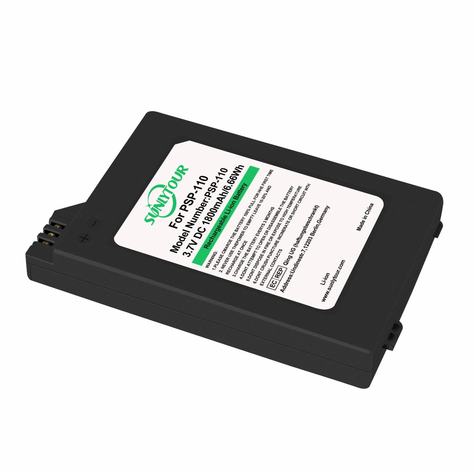 PSP-110 bateria PSP-110 PSP 110 wymienna bateria 1800mAh kompatybilna z przenośną konsolą Playstation PSP serii 1000