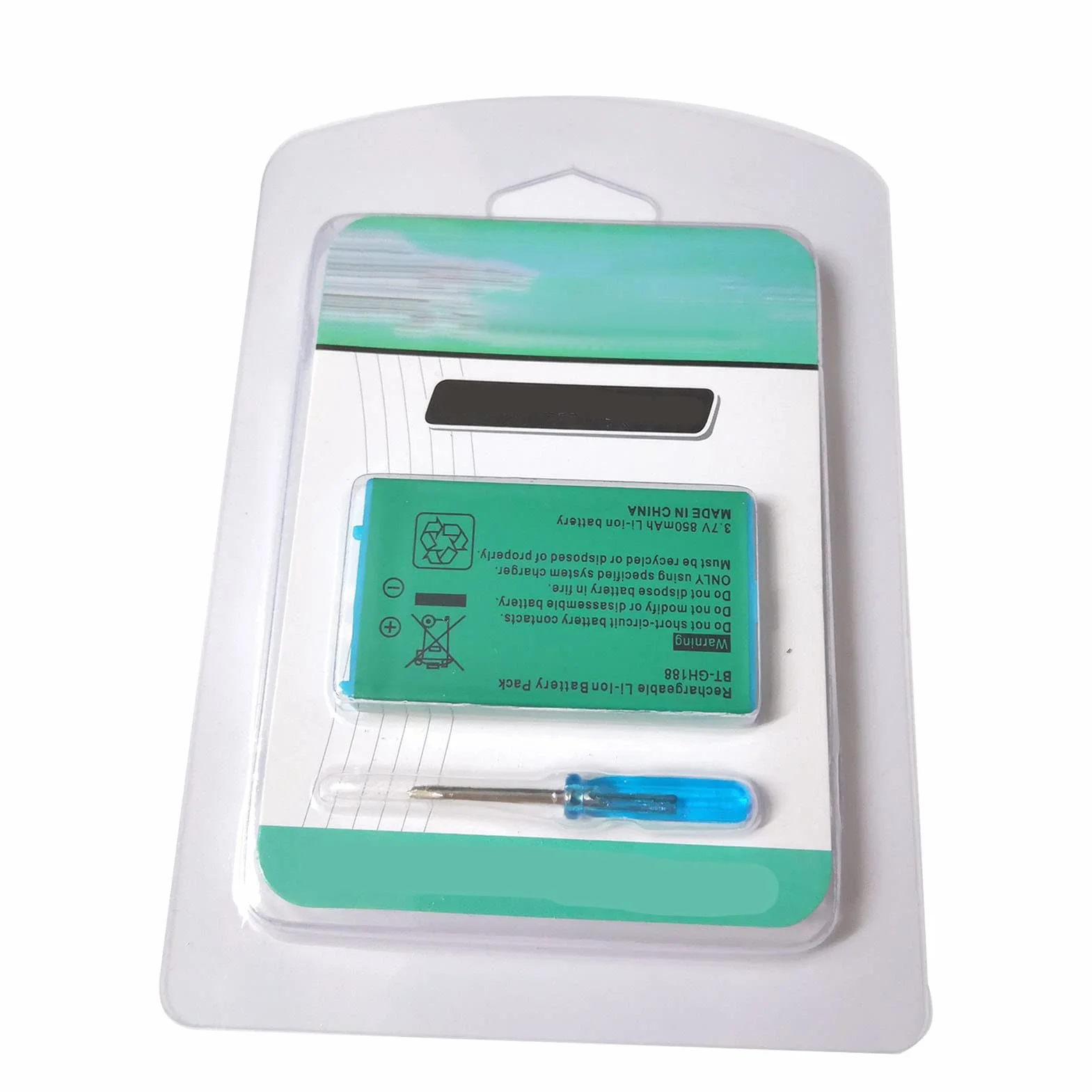 Wymiana Baterii 850 MAh GBA na Konsole do Gier, Bezpieczna i Niezawodna, ze śrubokrętem, Kompatybilna z GBA SP