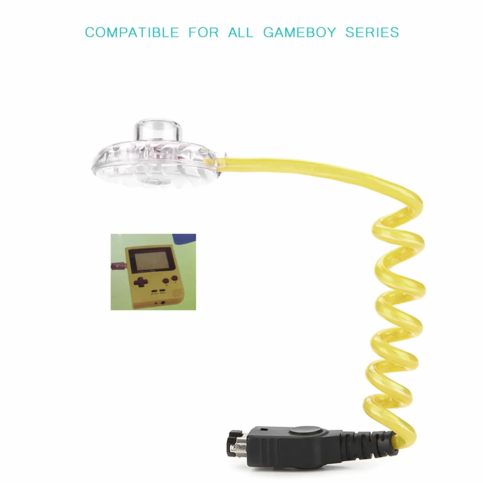 Lampka LED Flex do GameBoy Advance, Nie Wymaga Baterii, źródło światła na Całe życie, Kompatybilna ze Wszystkimi Seriami GameBoy, Regulowana Konstrukcja