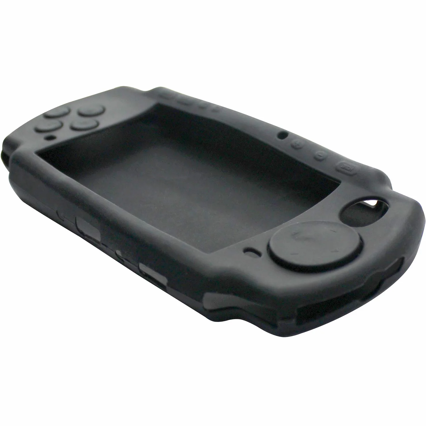 OSTENT Miękki ochraniacz silikonowy pokrowiec podróżny pokrowiec do Sony PSP 2000/3000 kolor czarny