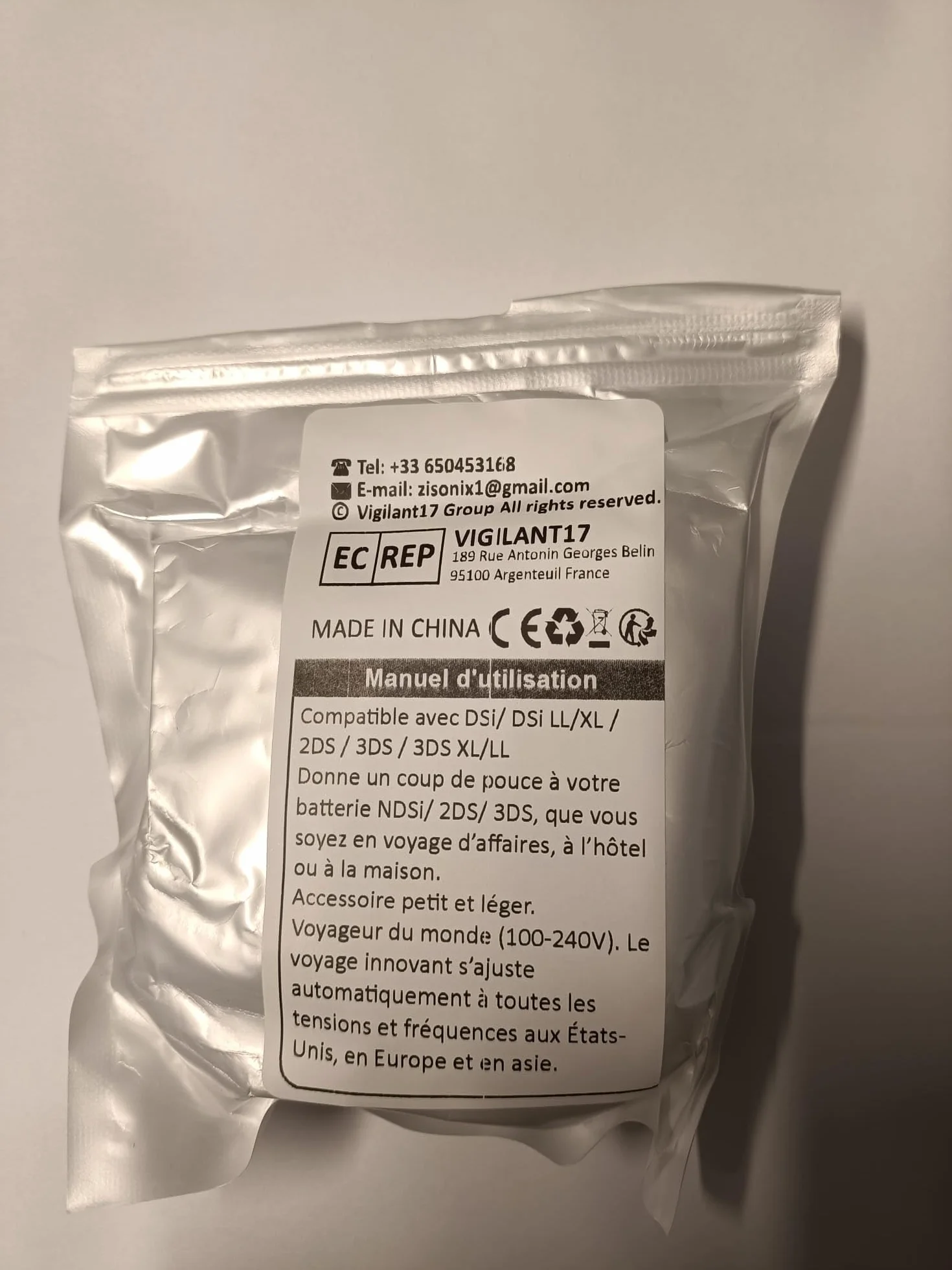Ładowarka kompatybilna z konsolami 3DS/3DS XL/2DS/2DS XL/DSi/DSi XL/New 3DS | Zasilacz zasilacza USB