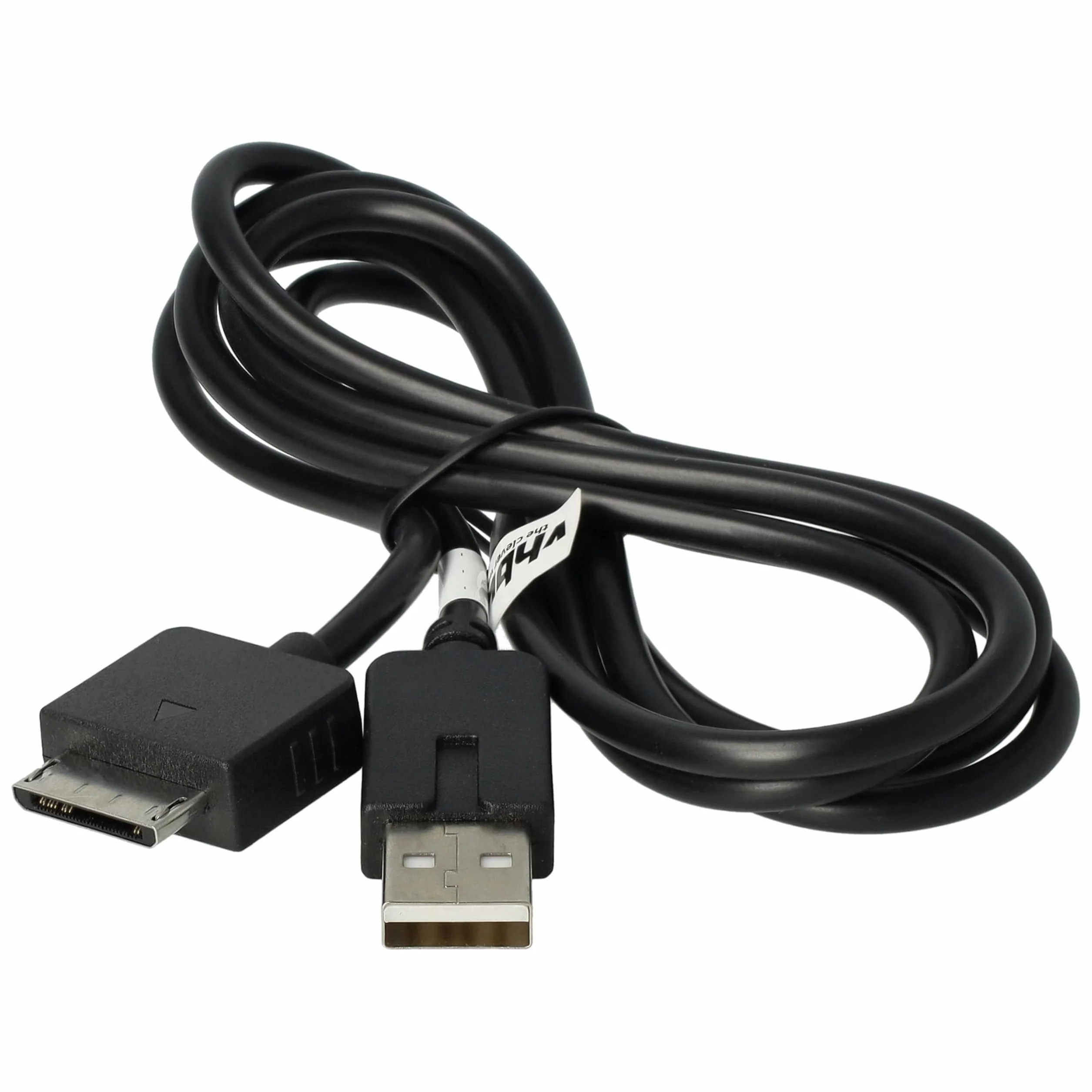 vhbw Kabel USB kompatybilny z Sony Playstation Portable Go PSP-N1003, PSP-N1004 - kabel do transmisji danych 2 w 1 / ładowanie o długości 1,2 m