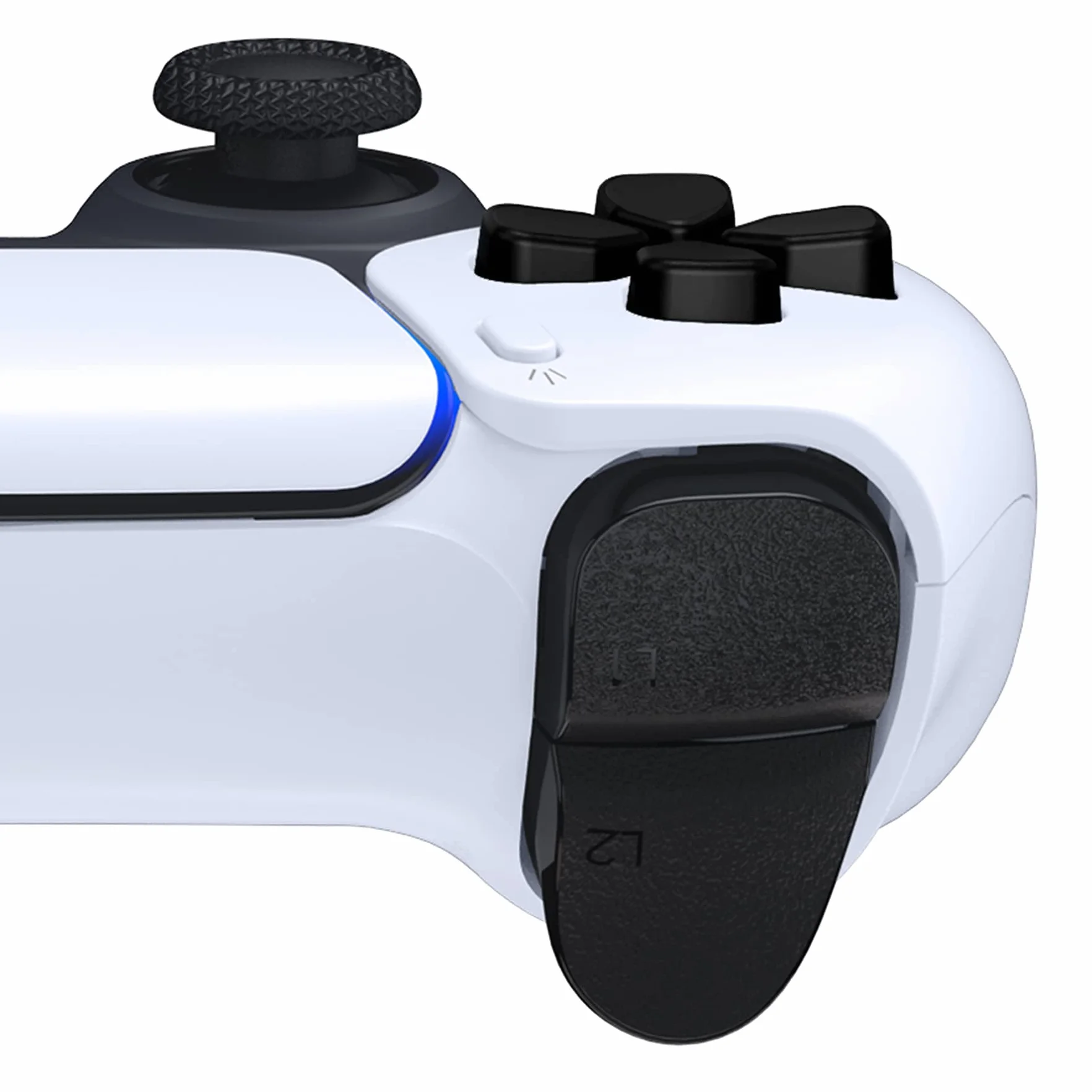 eXtremeRate Ergonomiczne Podzielone Przyciski Dpad dla PS5/PS4 Controller - Czarny Niezależny Direction Pad Wszystkich Modeli (Bez Kontrolera)
