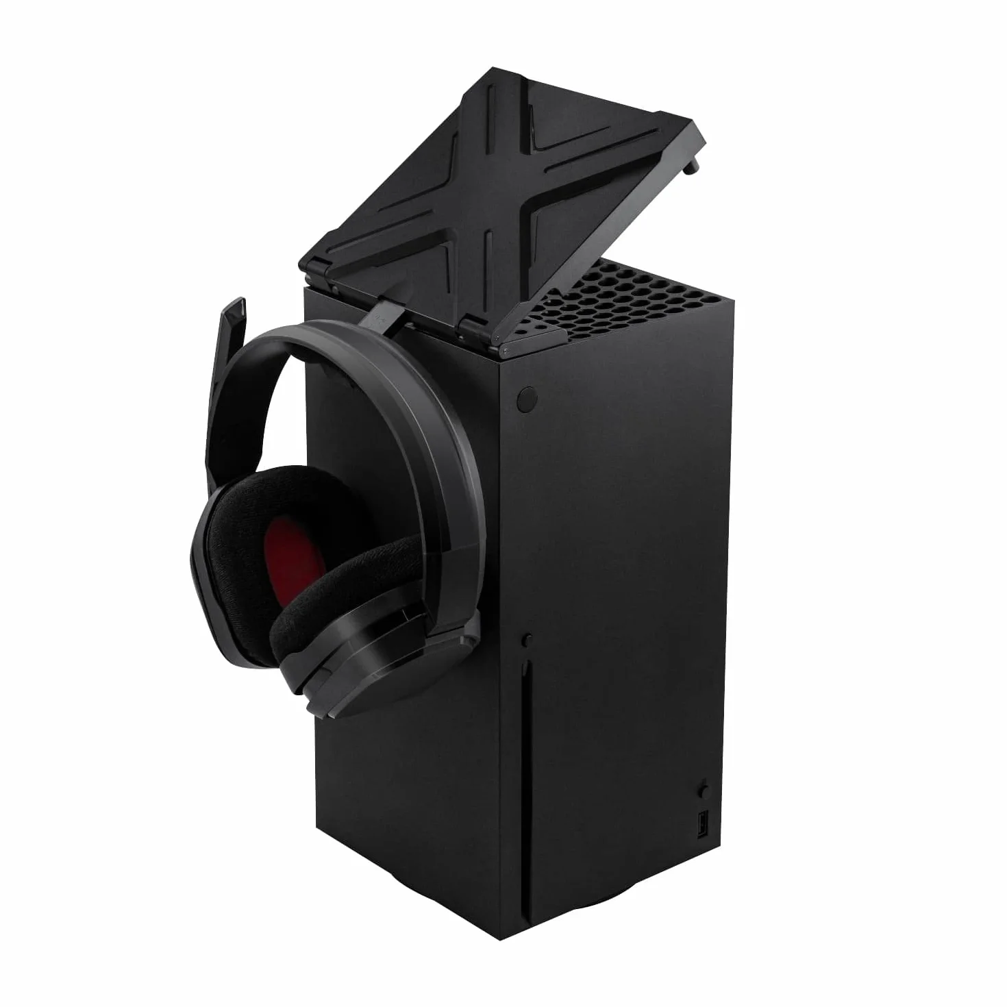 Wigearss Osłona przeciwpyłowa do Xbox Series X z uchwytem na słuchawki