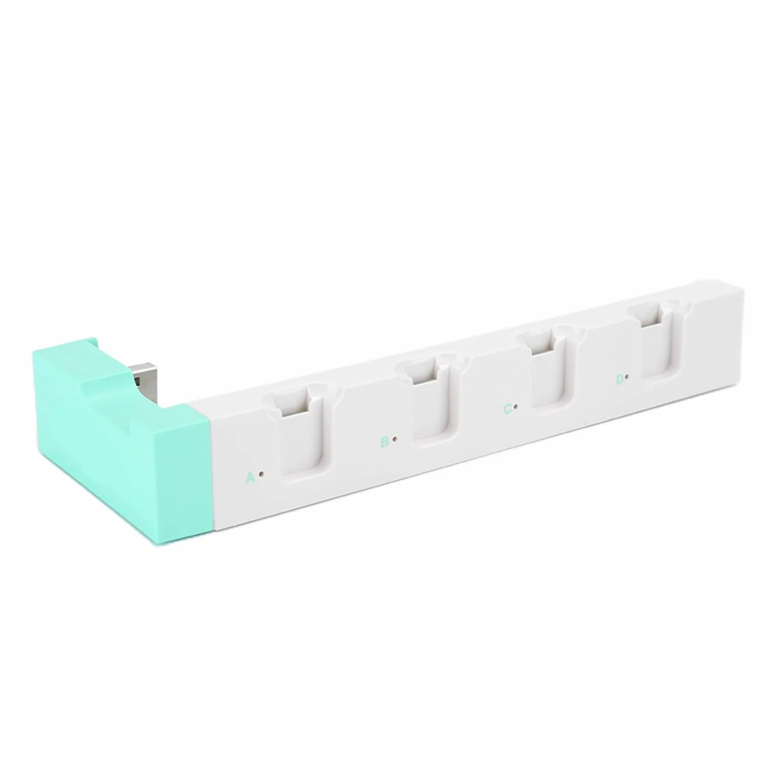 Stacja ładująca do przełącznika N-Switch, PG‑9186 4 gniazda stacja ładowania kontroler podstawa ładowarki, ze wskaźnikiem LED - kontrolery nie są dołączone…