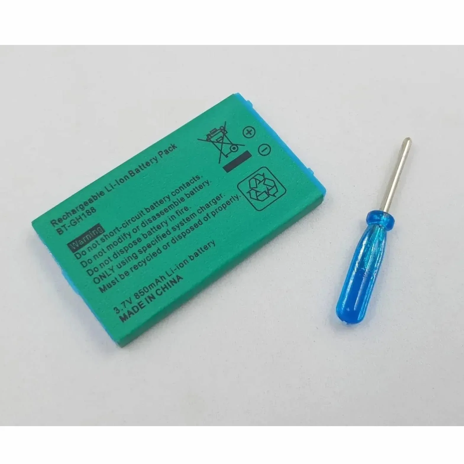 Wymiana Baterii 850 MAh GBA na Konsole do Gier, Bezpieczna i Niezawodna, ze śrubokrętem, Kompatybilna z GBA SP