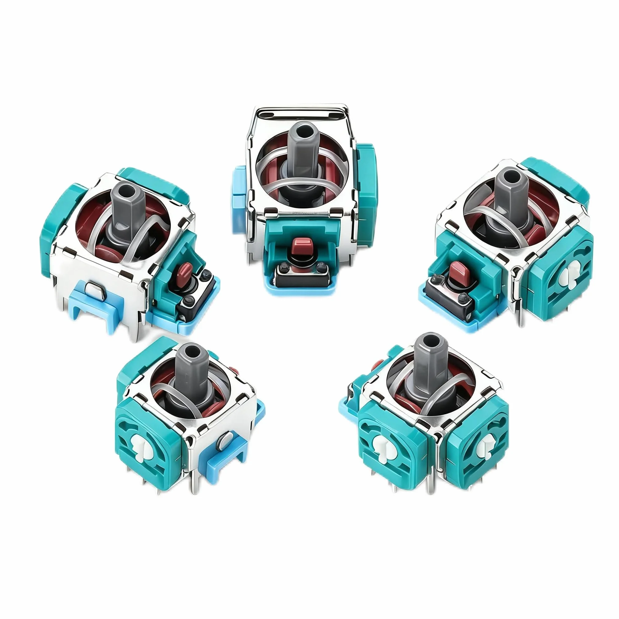 Joystick 3D do PS5,5 szt. Wymiana Joystick 3D Profesjonalny Kontroler do Gier Analogowy moduł Drążka do Kontrolera do Gier PS5
