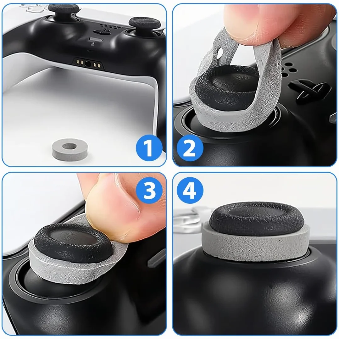32 szt. precyzyjnych pierścieni do PS5, Steam Deck, PS4, Xbox Series X/S, Xbox One, Switch, Switch OLED, Switch Pro, ROG Ally, analogowe pierścienie do kijów, 8 poziomów oporu