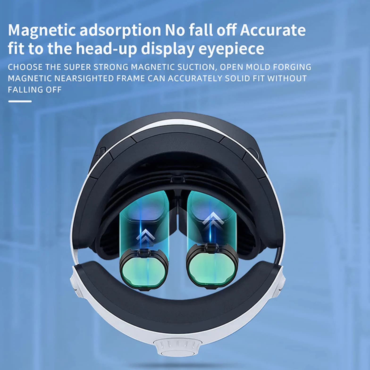 LICHIFIT Magnetycznie absorbujące krótkowzroczność Okulary Pierścienie dystansowe Ramki do PS VR2 Lens Anti-Scratch Protector Okulary Case Cover Storage Box Kit