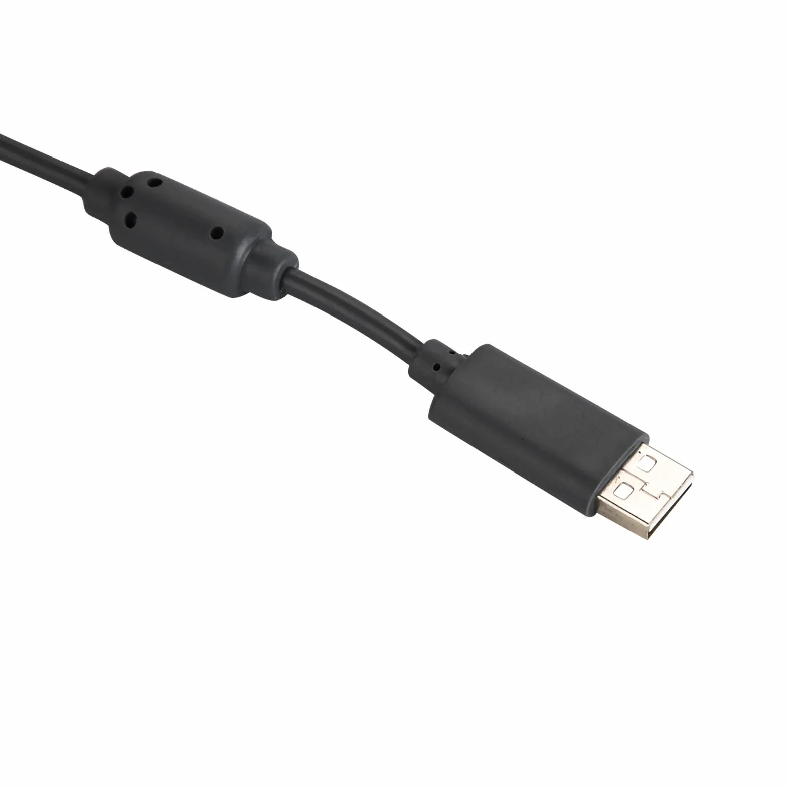 Kabel do Gamepada dla Konsoli 360: Trwały Zamienny Przewód USB z Adapterem Zrywalnym (Czarny)