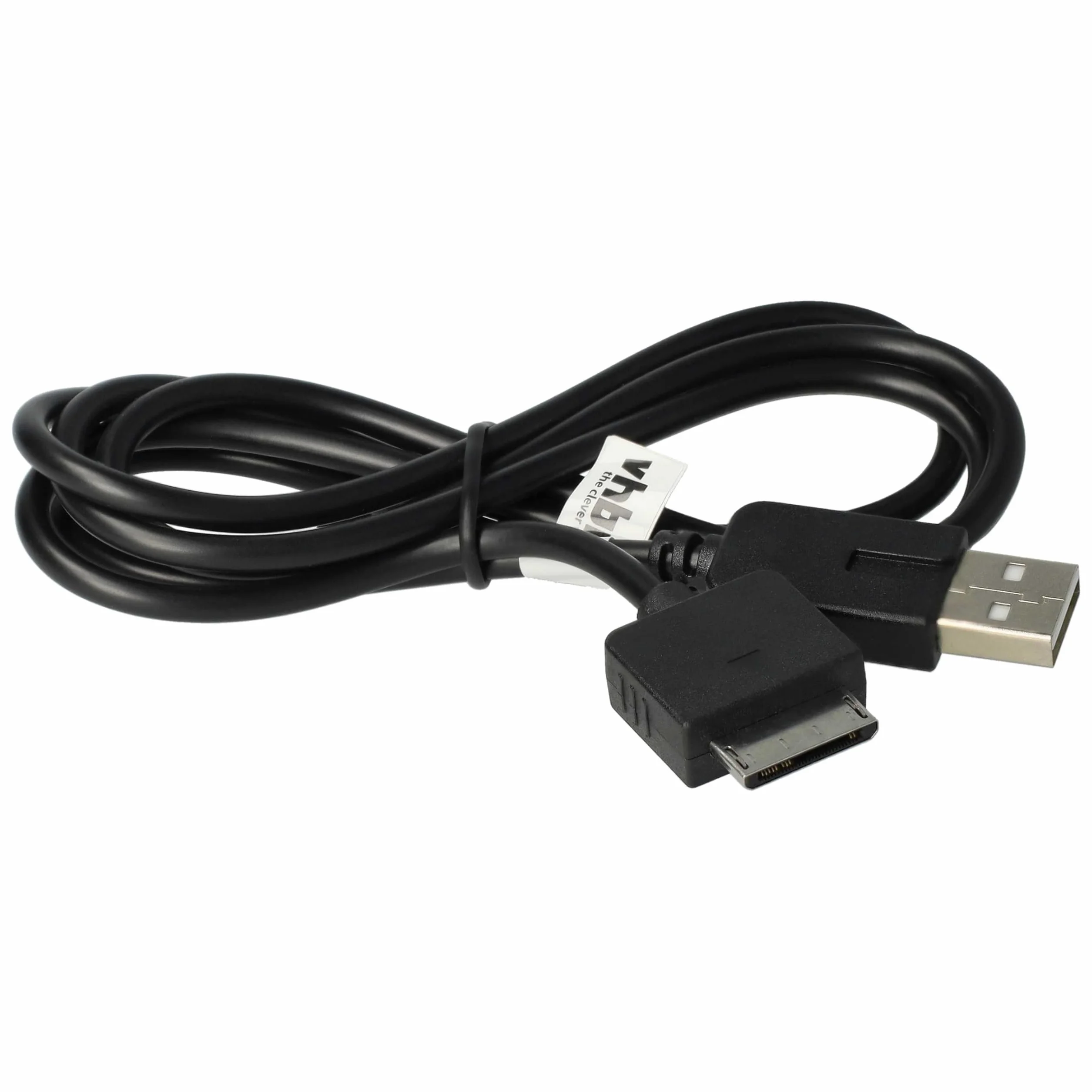 vhbw Kabel USB kompatybilny z Sony Playstation Portable Go PSP-N1003, PSP-N1004 - kabel do transmisji danych 2 w 1 / ładowanie o długości 1,2 m