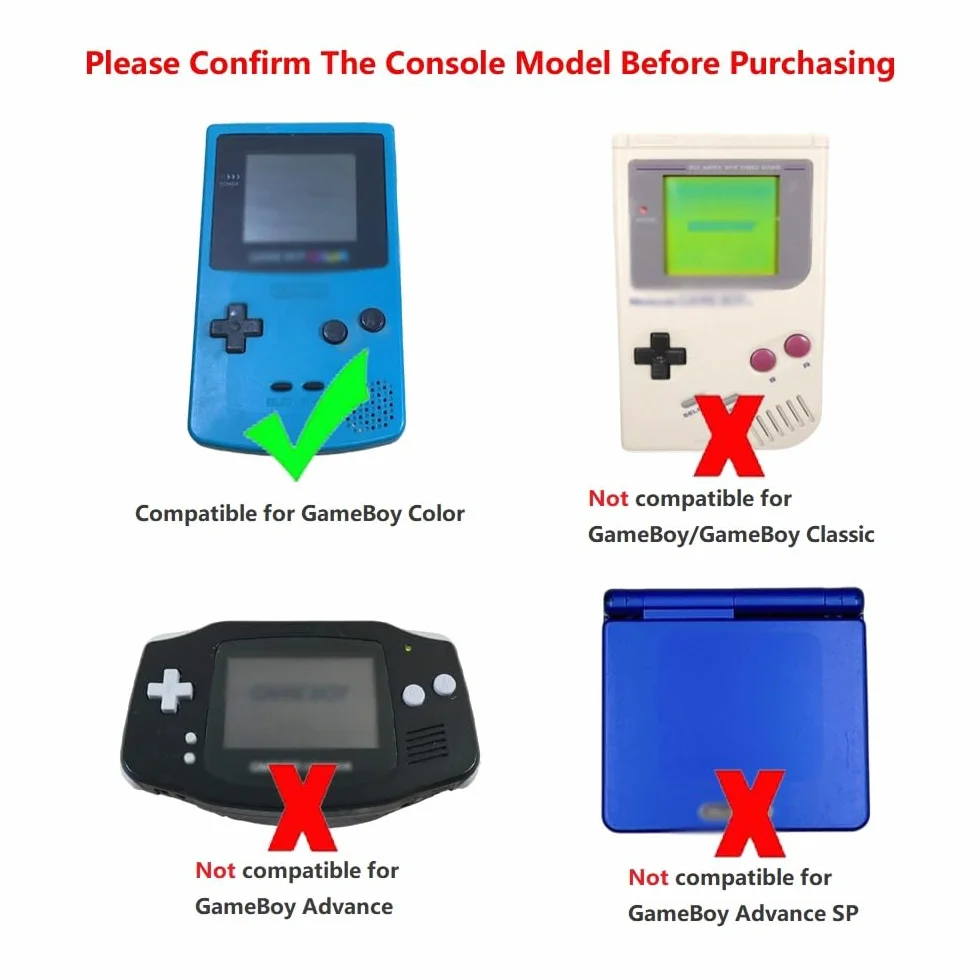 WICAREYO Zasilacz Sieciowy 3V 1A Kompatybilny z Gameboy Color GBC Konsolą