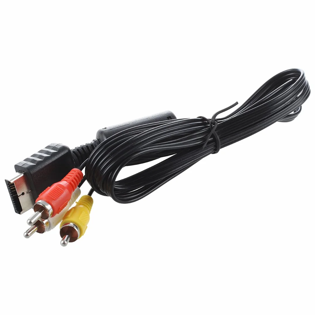 Kabel - SODIAL(R) 1.5M Kabel audio wideo RCA AV firmy Sony PS2 + PS3 Sony Playstation TV