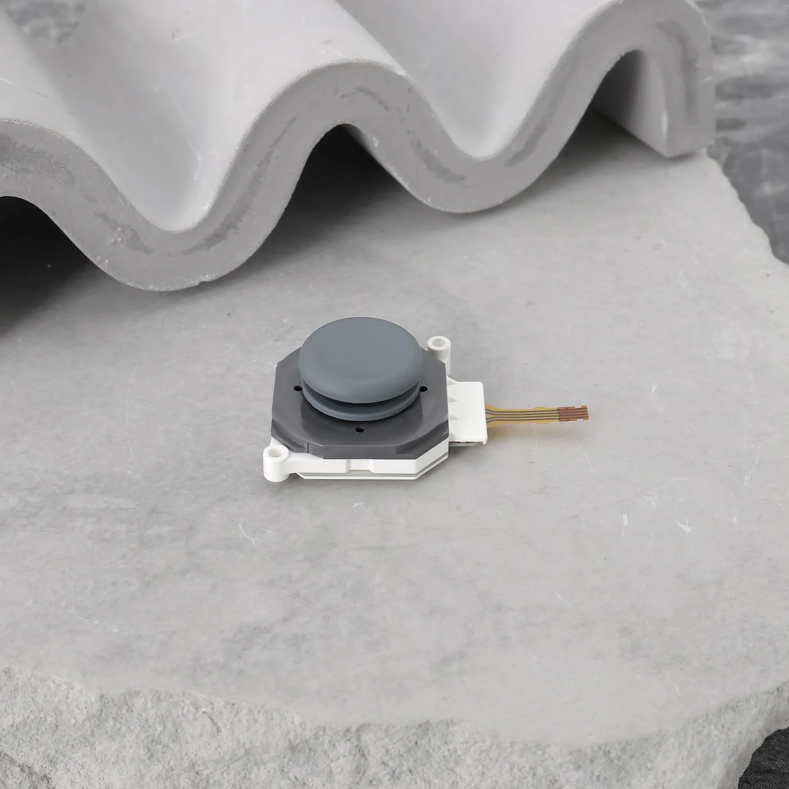 OTOTEC Analogowy drążek na kciuk, joystick i nasadka kołyskowa, kompatybilna z 3DS/XL LL 25 x 22 mm, analogowy kontroler drążka do gamepada, analogowy kciuk