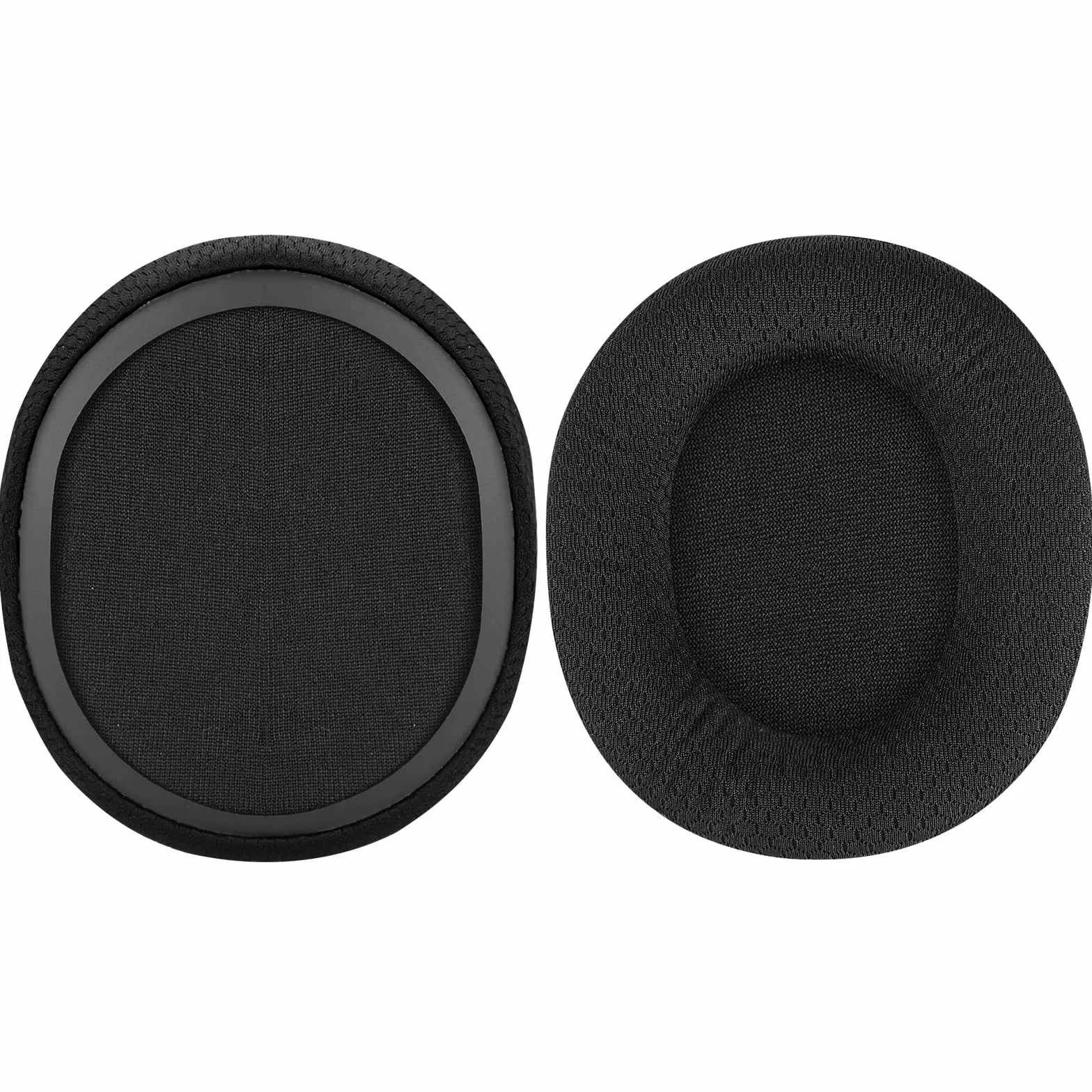 Geekria Comfort Mesh Fabric wymienne nauszniki do Microsoft Xbox Wireless (wersja 2024)/ przewodowe, zestaw słuchawkowy Xbox Stereo/Stereo na 20. rocznicę, edycja specjalna (czarne)