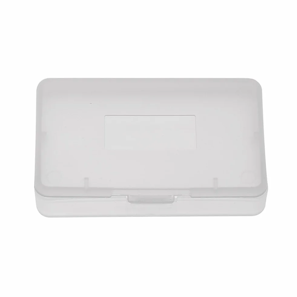 Yunir 10 szt. kaseta obudowa do GBA, 6,5 * 4 * 0,8 cm przezroczysta osłona ABS przeciwpyłowa obudowa do gier Game Boy Advance GBA