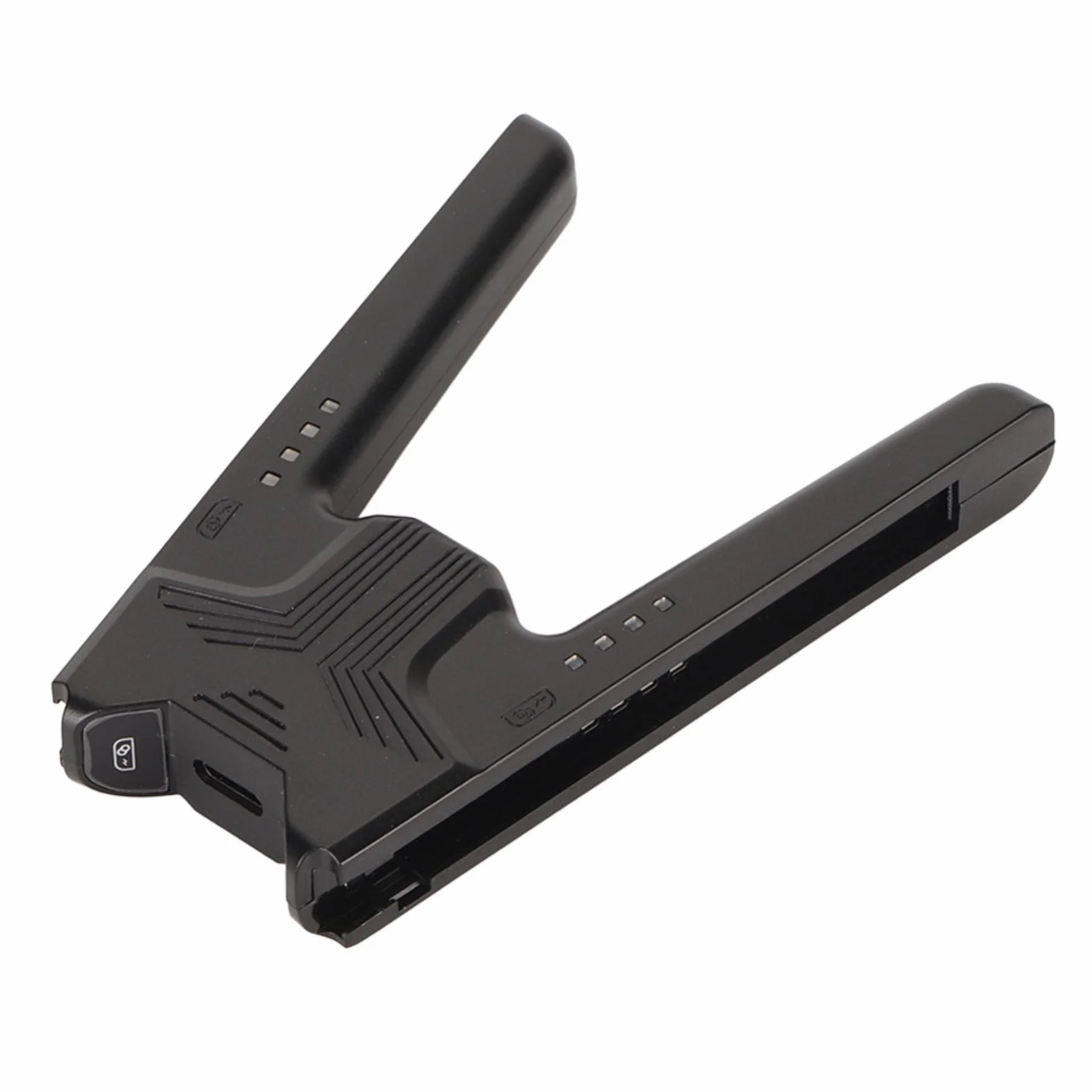 Uchwyt ładujący do Przełącznika i Modelu OLED, ładowanie Podczas Gry, Przenośna ładowarka do Kontrolera w Kształcie Litery V ze Wskaźnikiem LED (BLACK)
