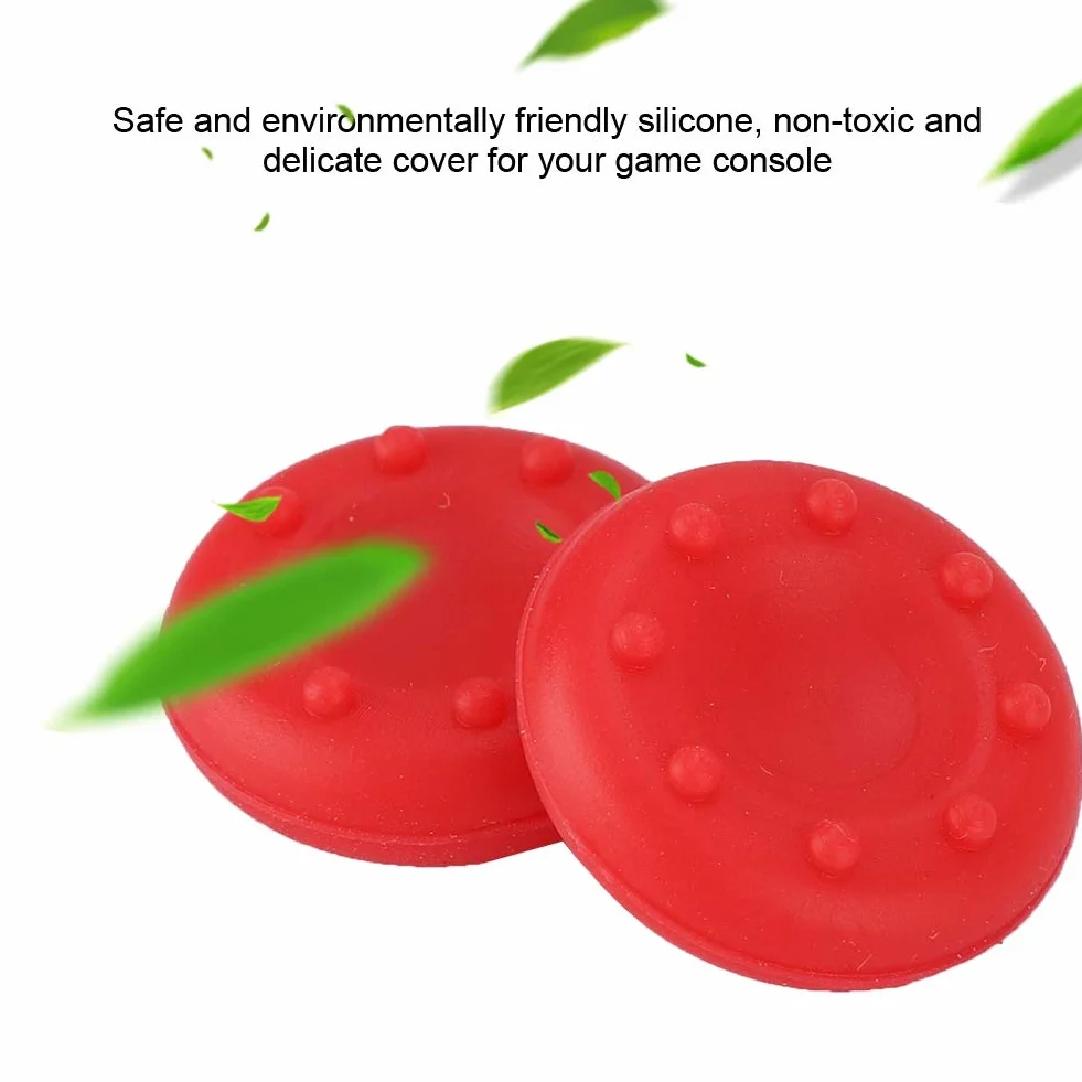 20 sztuk kolorowy silikonowy uchwyt na kciuk analogowa nasadka na joystick antypoślizgowy kontroler do gier nakładki na joystick na PS4 / PS3 / Xbox