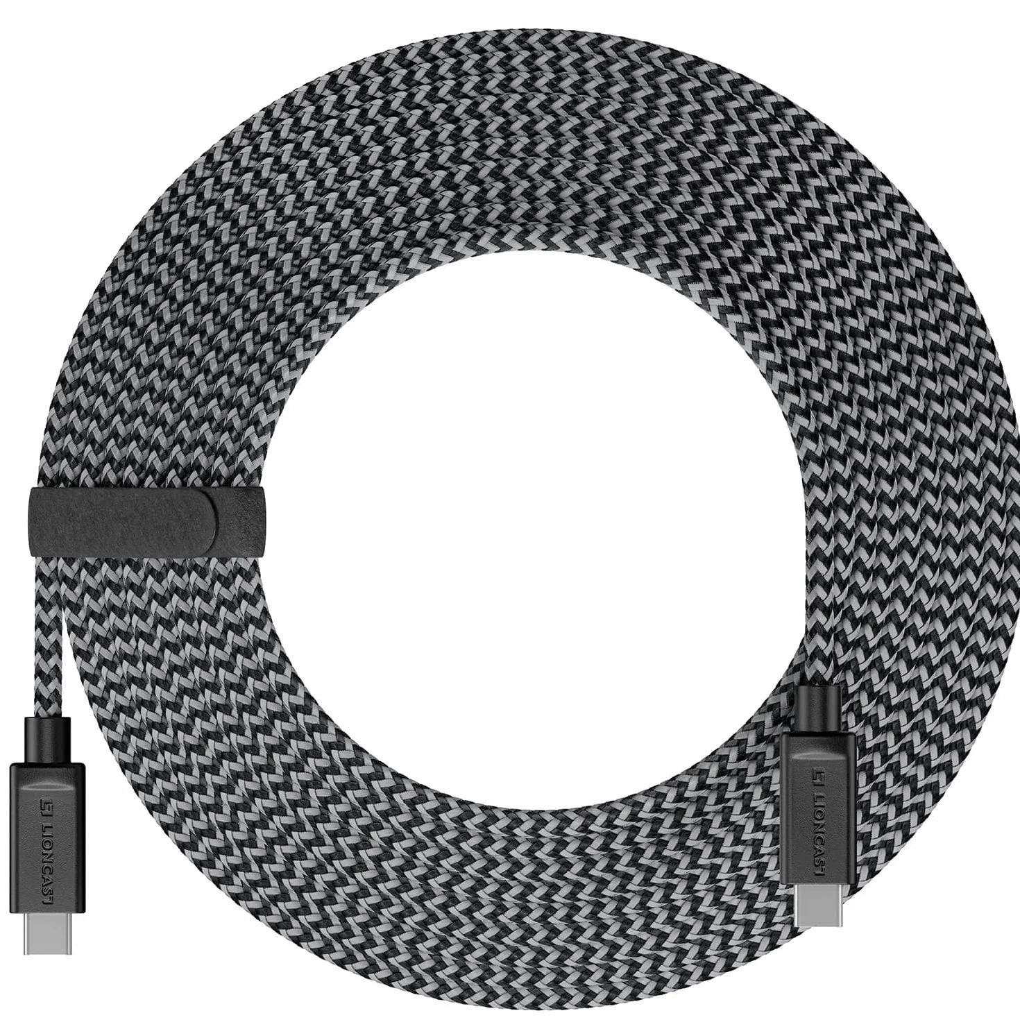 Kabel ładujący Lioncast do Xbox/PS5 4m Kabel szybkiego ładowania do Xbox Series S (XSS) /Xbox Series X (XSX) i Sony PlayStation 5, PS 5 Kabel kontrolera do kontrolera Dualsense z nylonową kurtką